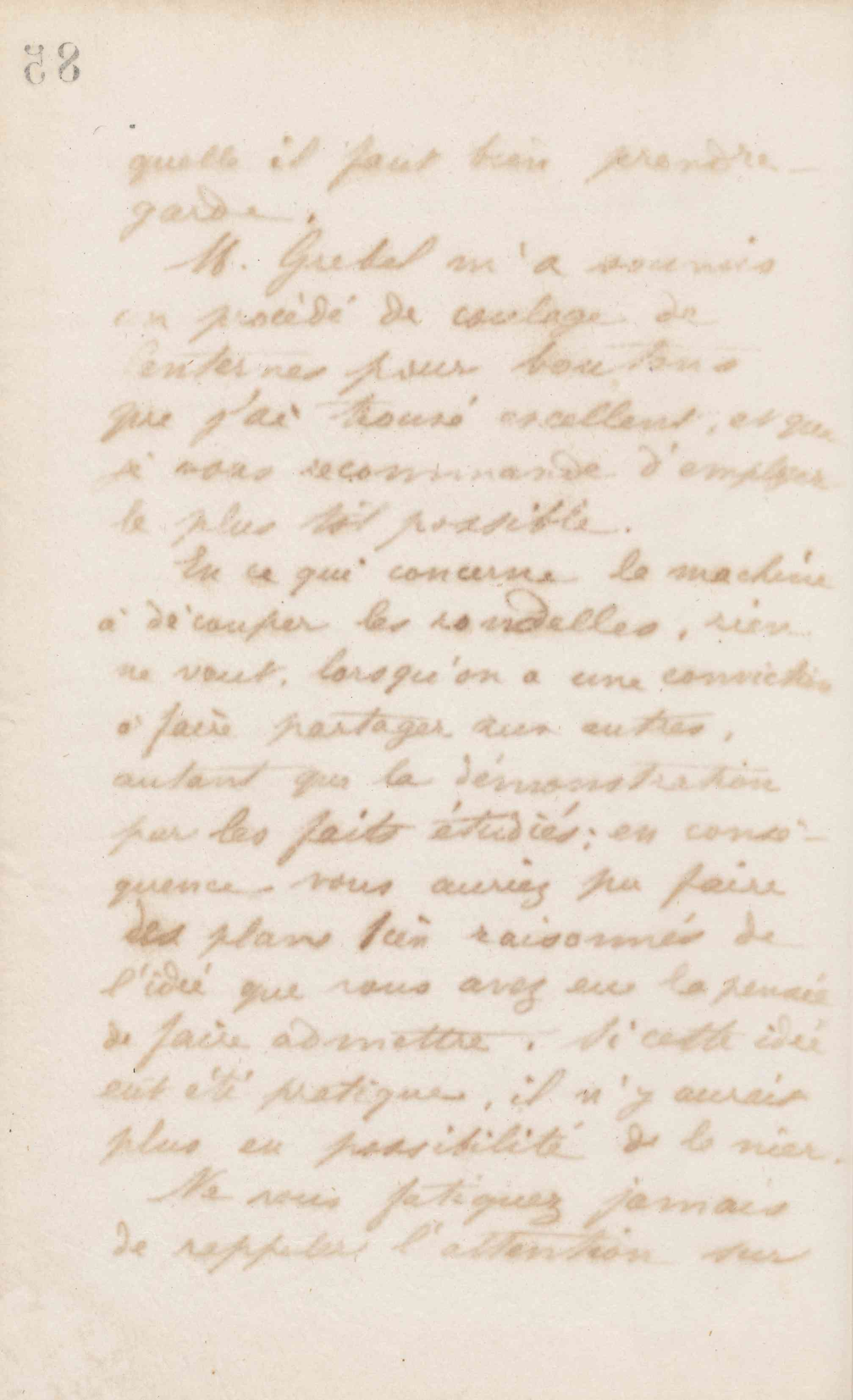 Jean-Baptiste André Godin à monsieur Loisy, 15 mai 1872