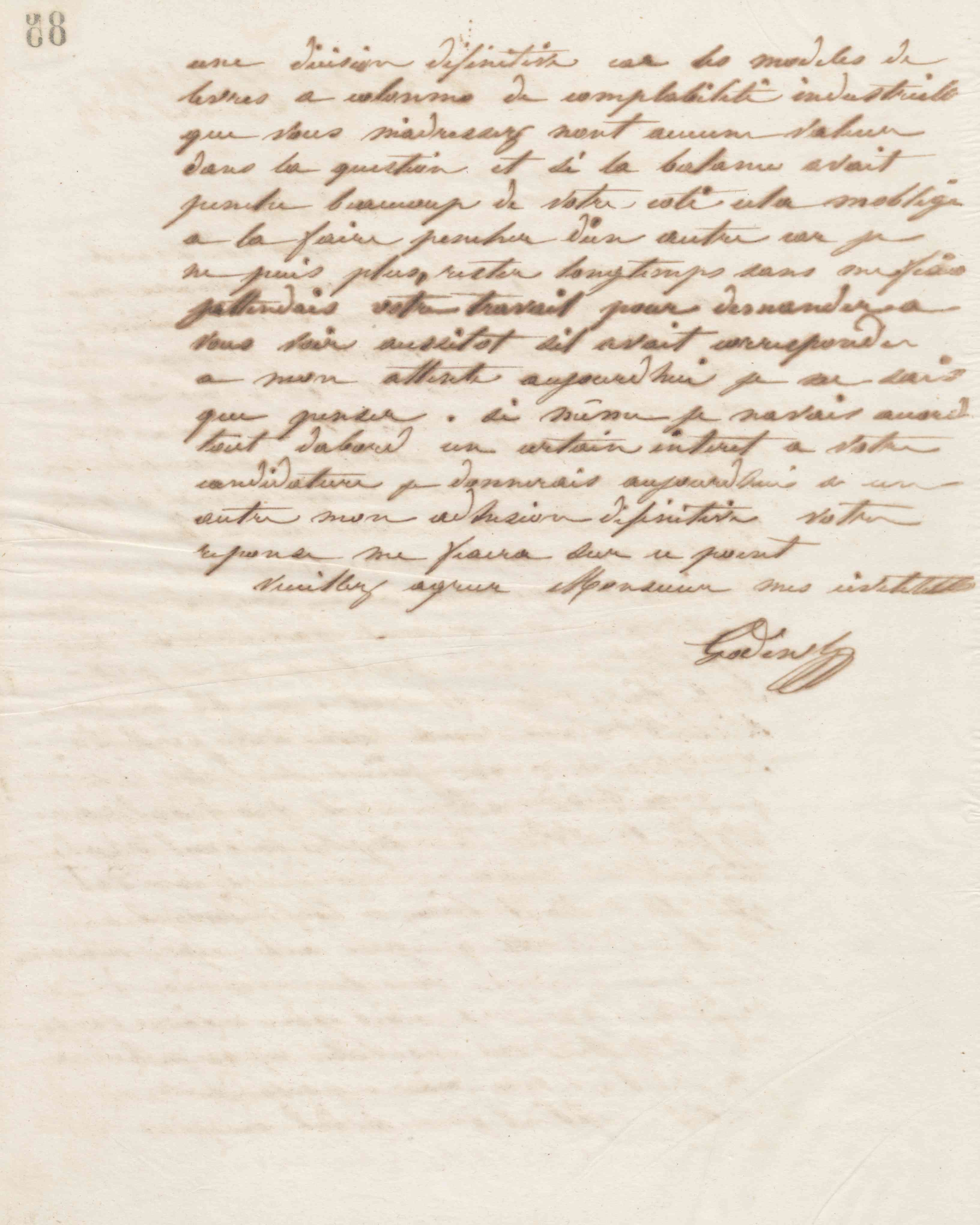 Jean-Baptiste André Godin à monsieur A. Maury, 7 juillet 1865