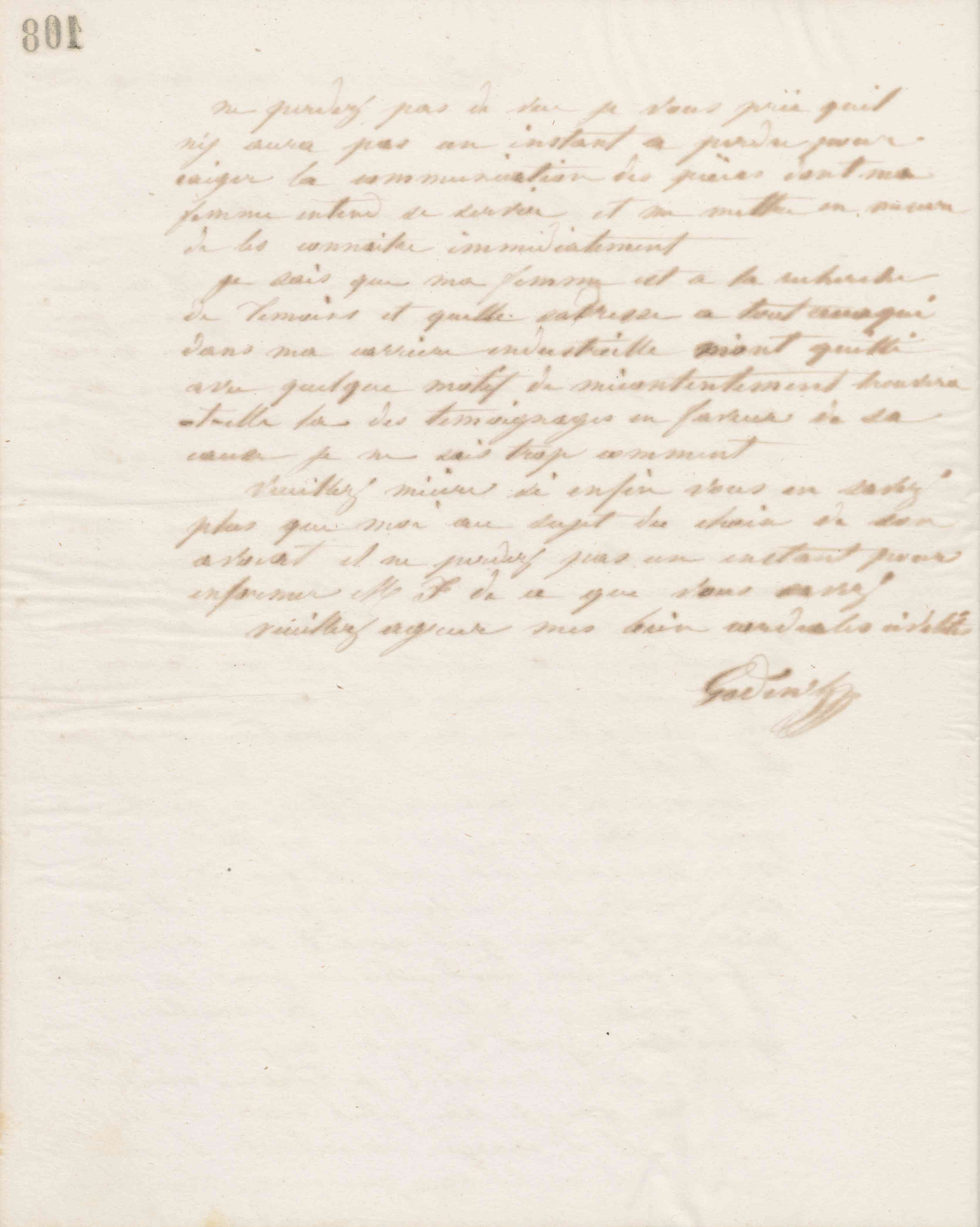 Jean-Baptiste André Godin à Louis Oudin-Leclère, 1er mars 1864 Jean-Baptiste André Godin à Louis Oudin-Leclère, 1er mars 1864