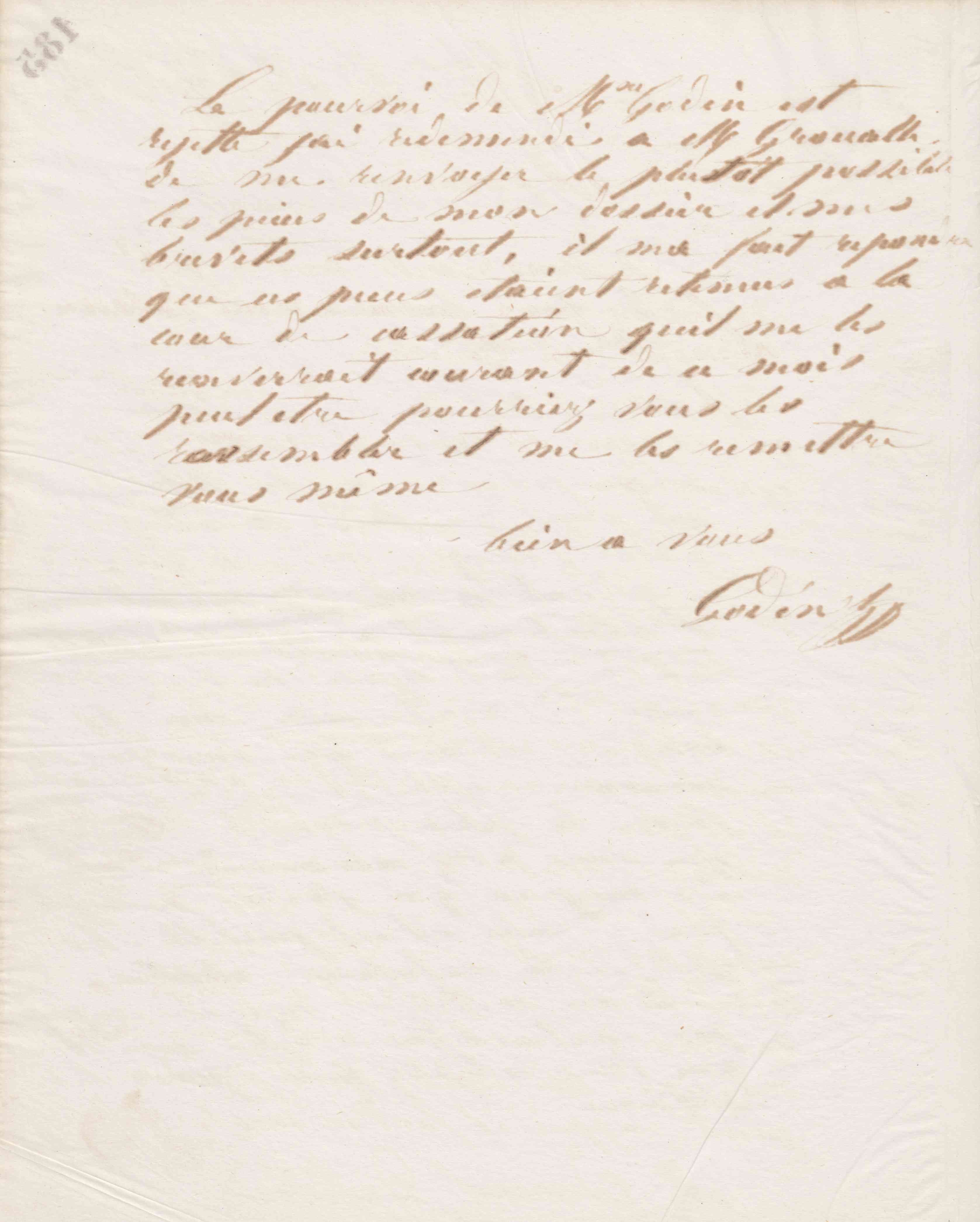 Jean-Baptiste André Godin à Georges Coulon, 11 décembre 1869