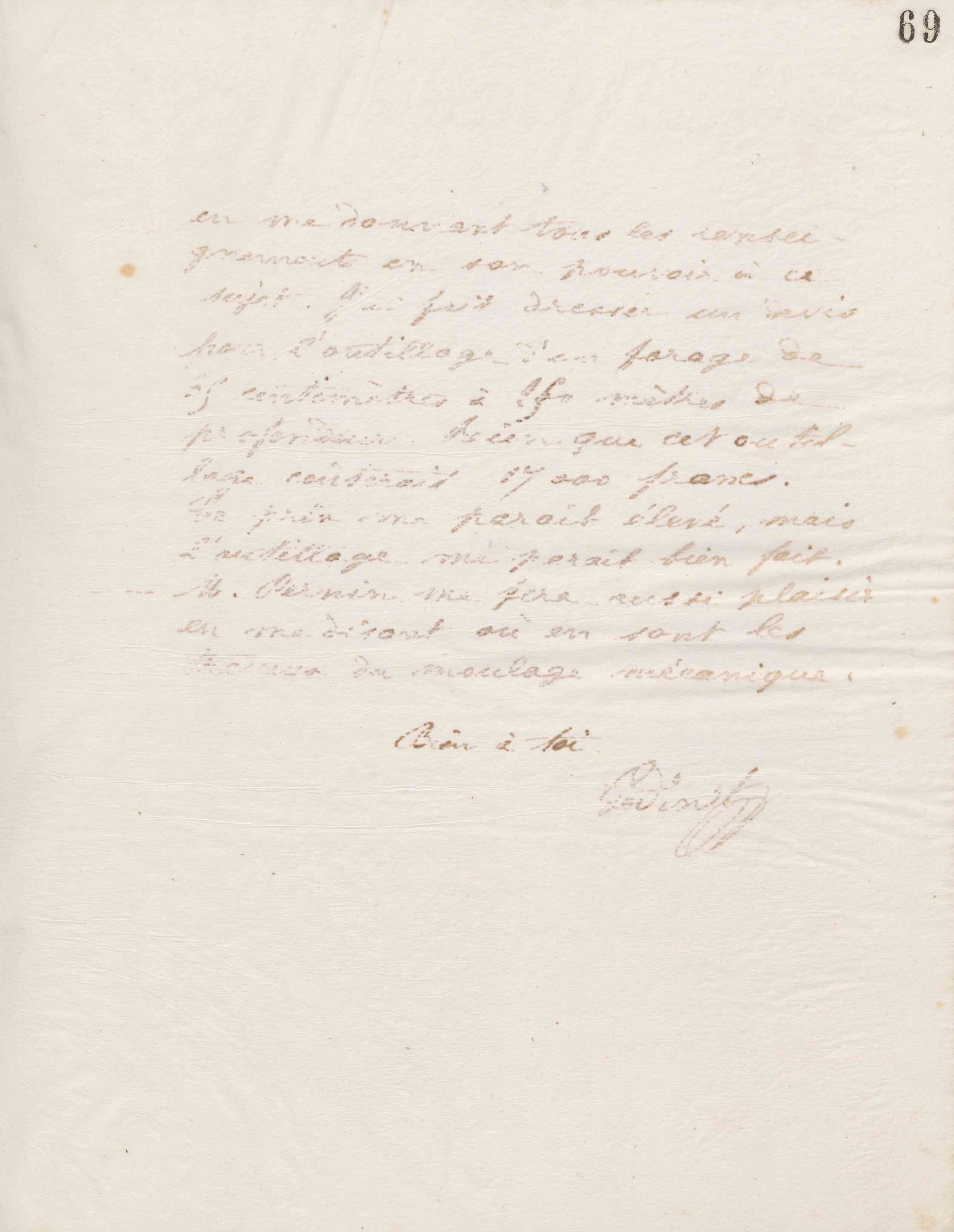 Jean-Baptiste André Godin à Émile Godin, 7 mars 1875