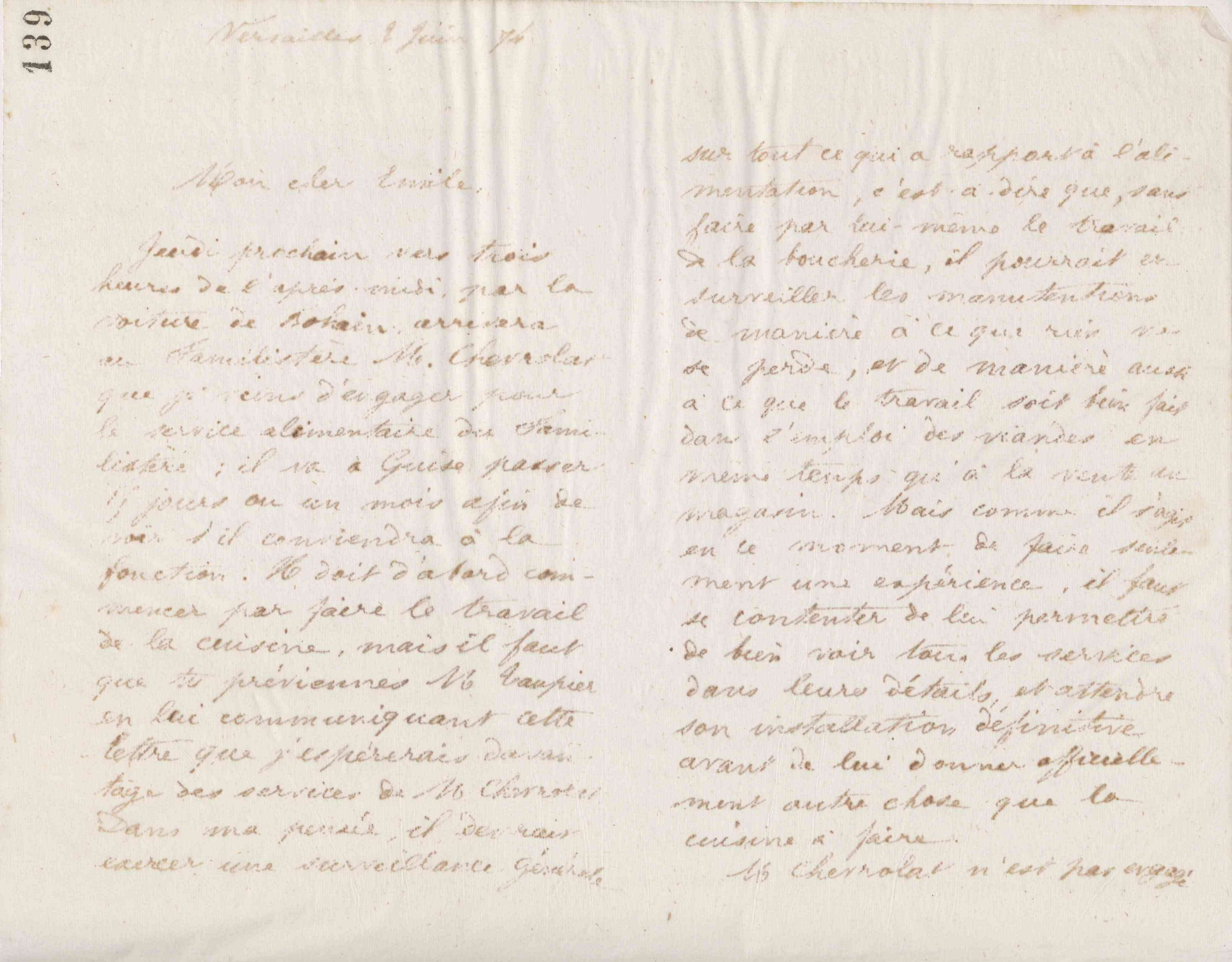 Jean-Baptiste André Godin à Émile Godin, 2 juin 1874