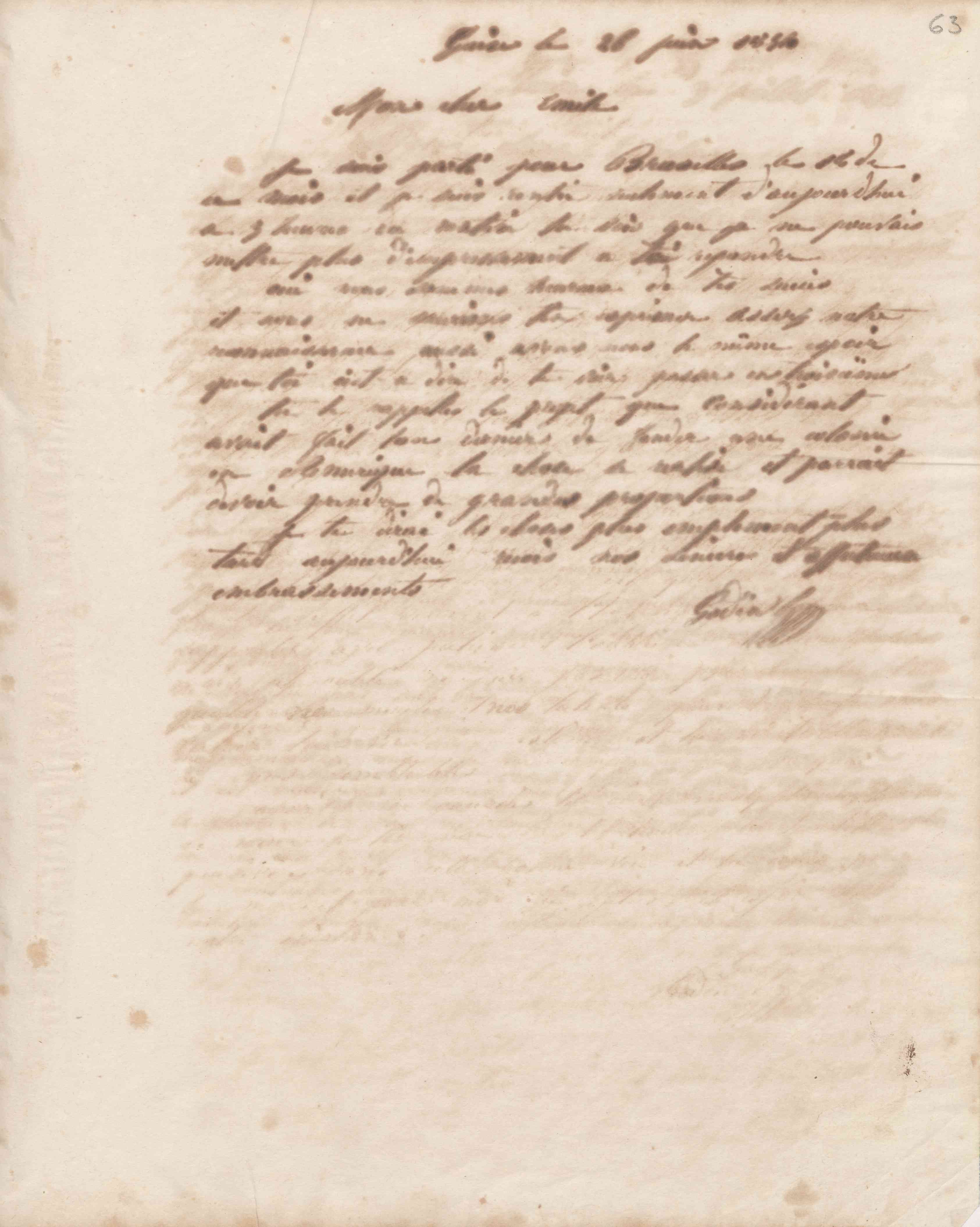 Jean-Baptiste André Godin à Émile Godin, 26 juin 1854 Jean-Baptiste André Godin à Émile Godin, 26 juin 1854