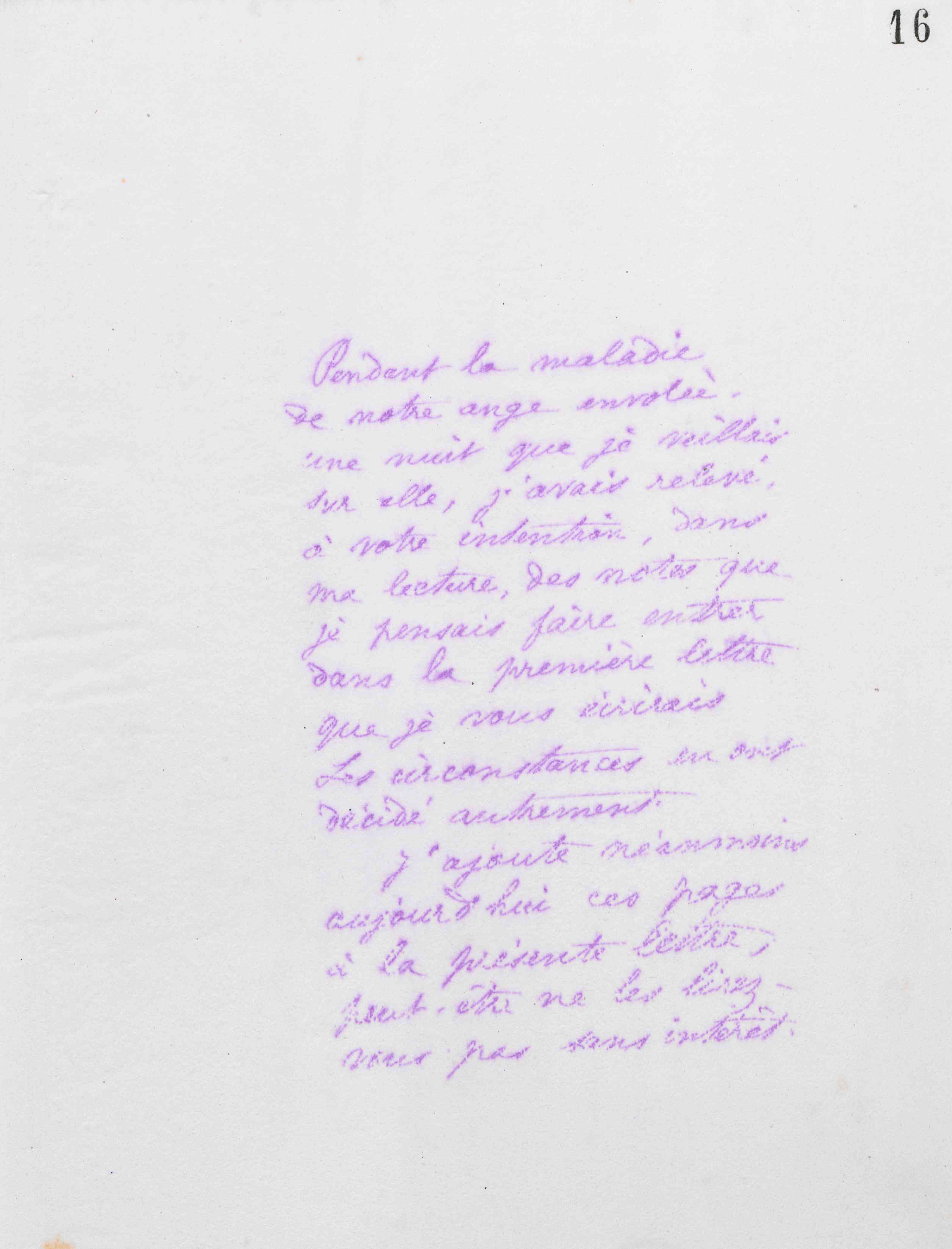 Marie Moret à Antoine Massoulard, 12 juillet 1879 Marie Moret à Antoine Massoulard, 12 juillet 1879