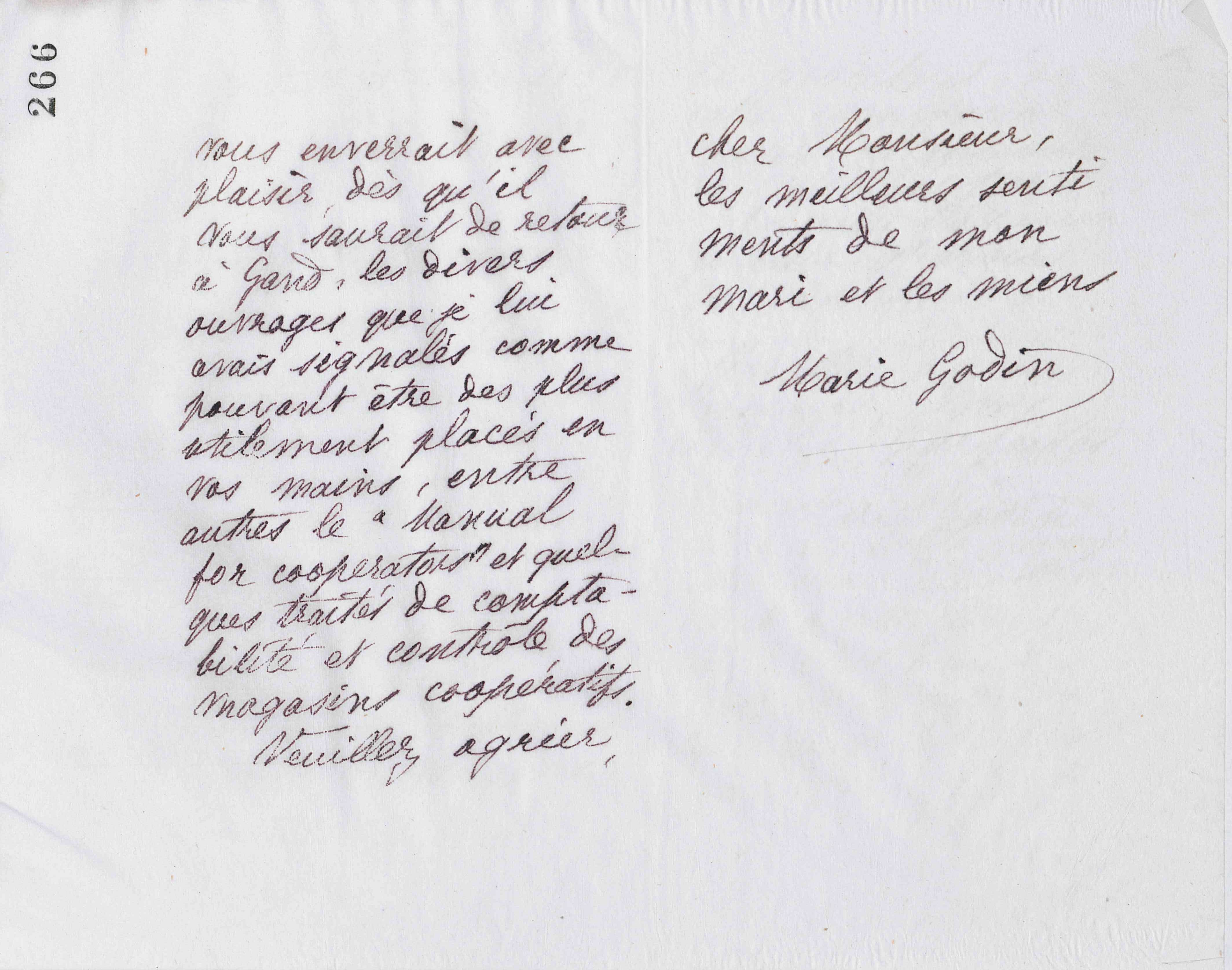 Marie Moret à Edward Anseele, 16 novembre 1887