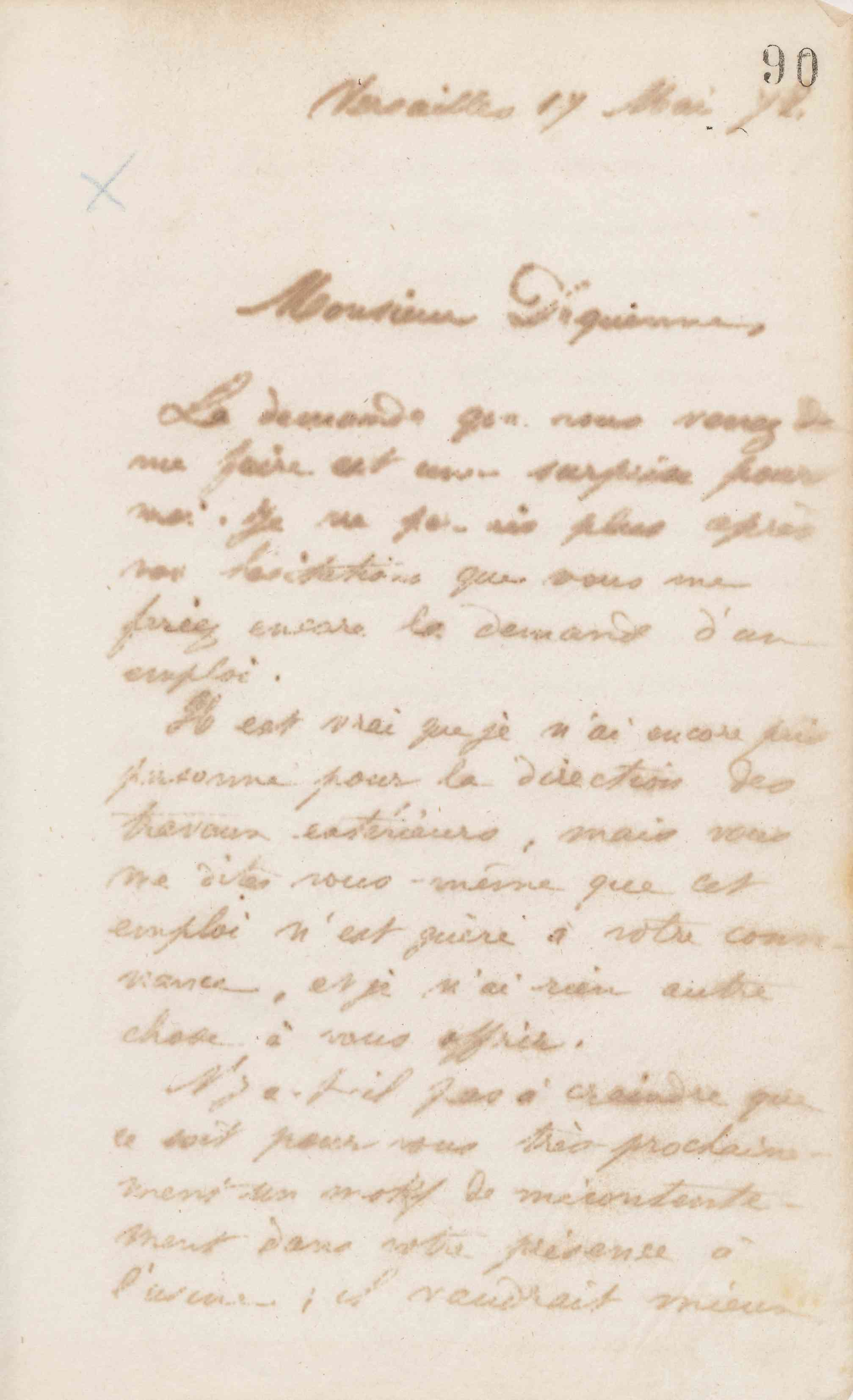 Jean-Baptiste André Godin à François Dequenne, 15 mai 1872 Jean-Baptiste André Godin à François Dequenne, 15 mai 1872