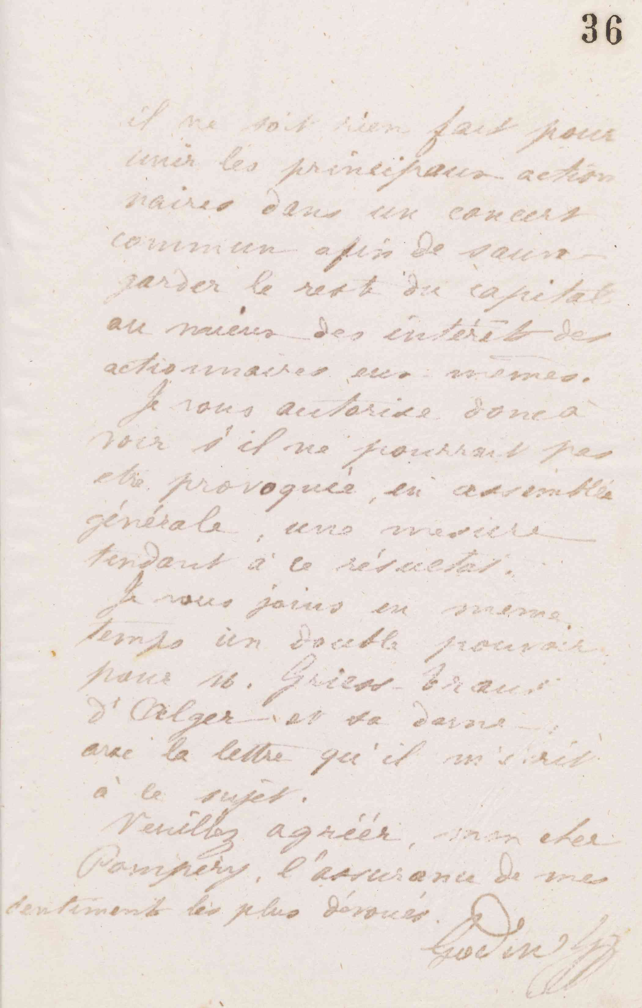 Jean-Baptiste André Godin à Édouard de Pompéry, 26 juillet 1873