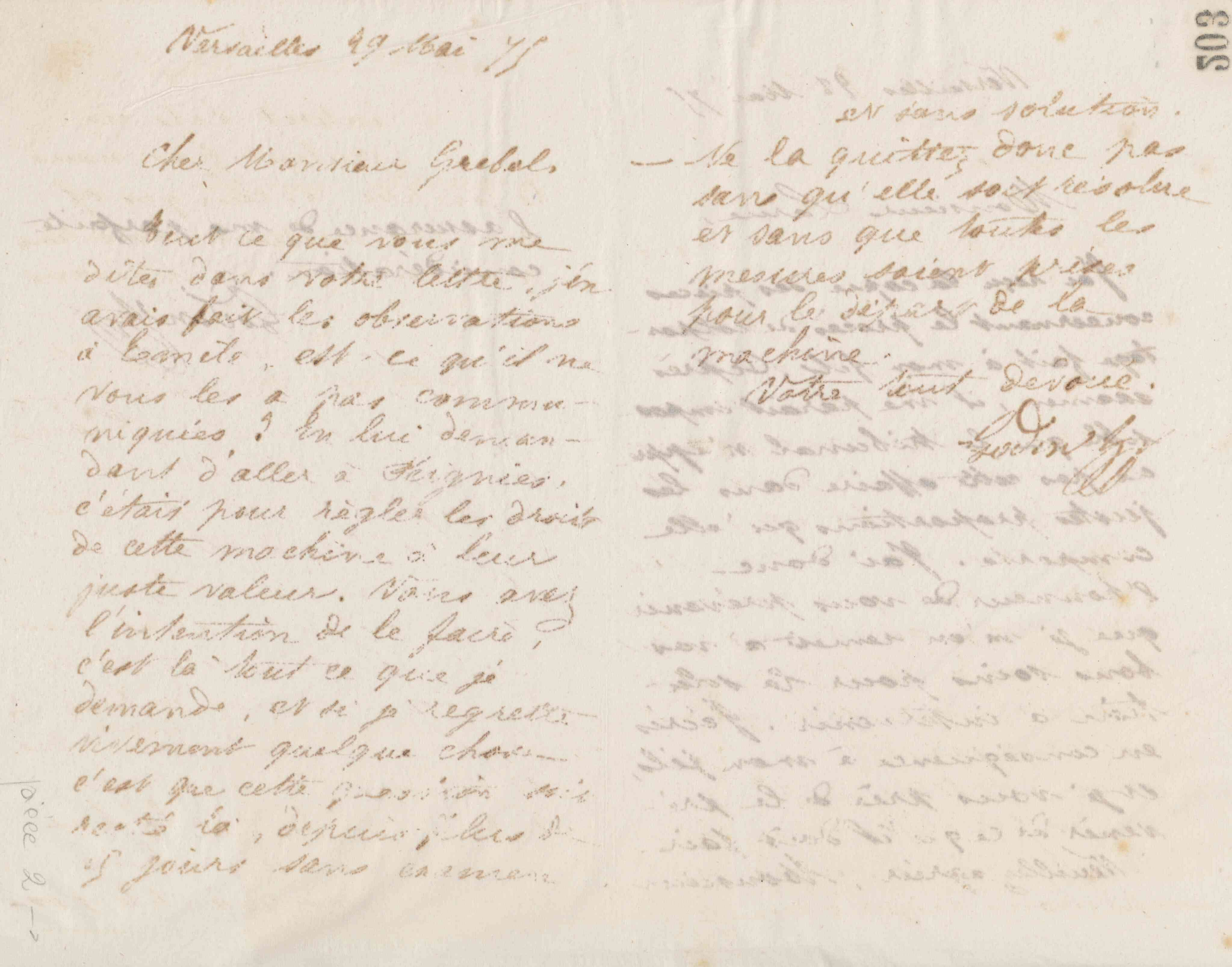 Jean-Baptiste André Godin à Alphonse Grebel, 29 mai 1875 Jean-Baptiste André Godin à Alphonse Grebel, 29 mai 1875