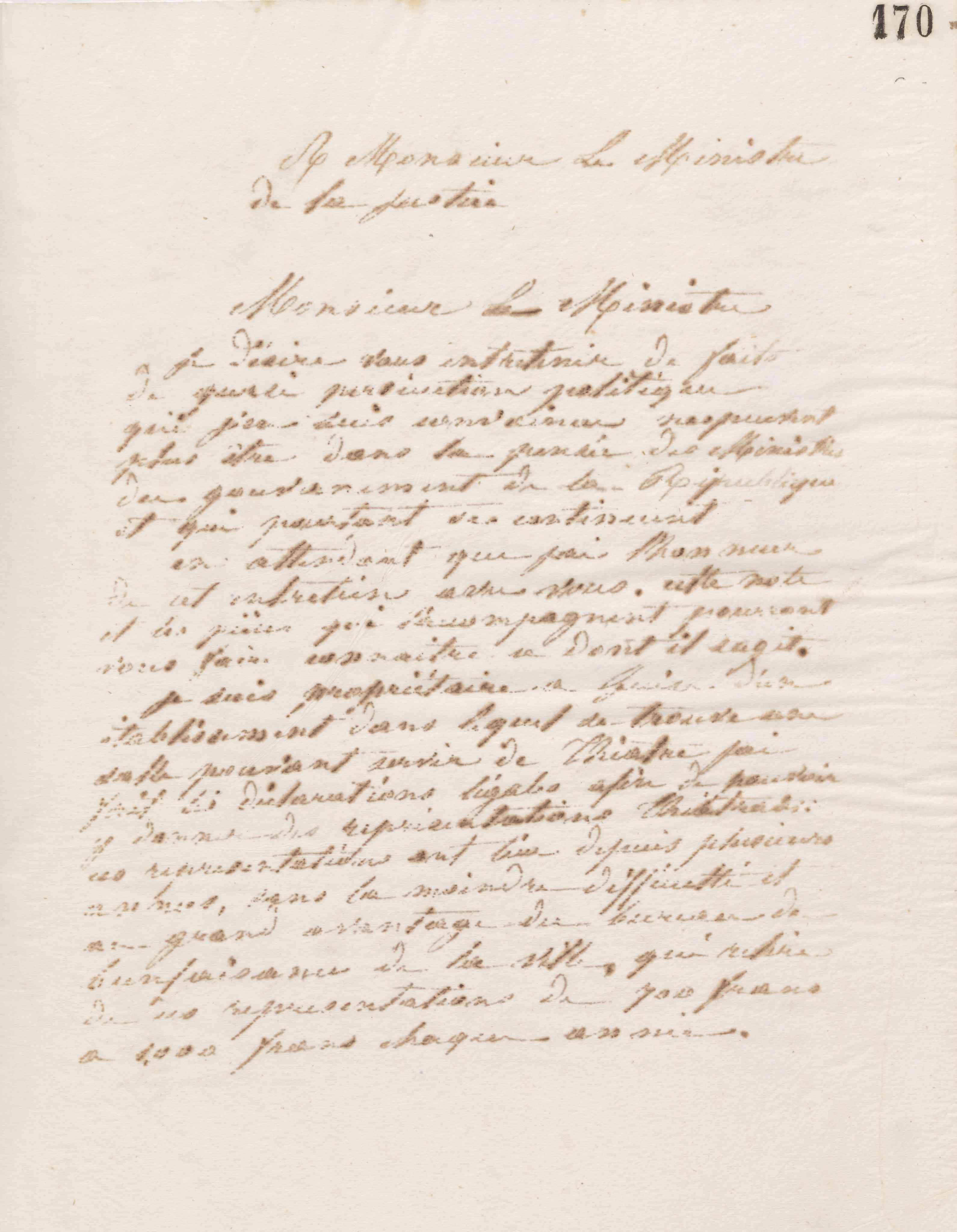 Jean-Baptiste André Godin au ministre de la Justice, vers le 13 mai 1875 Jean-Baptiste André Godin au ministre de la Justice, vers le 13 mai 1875