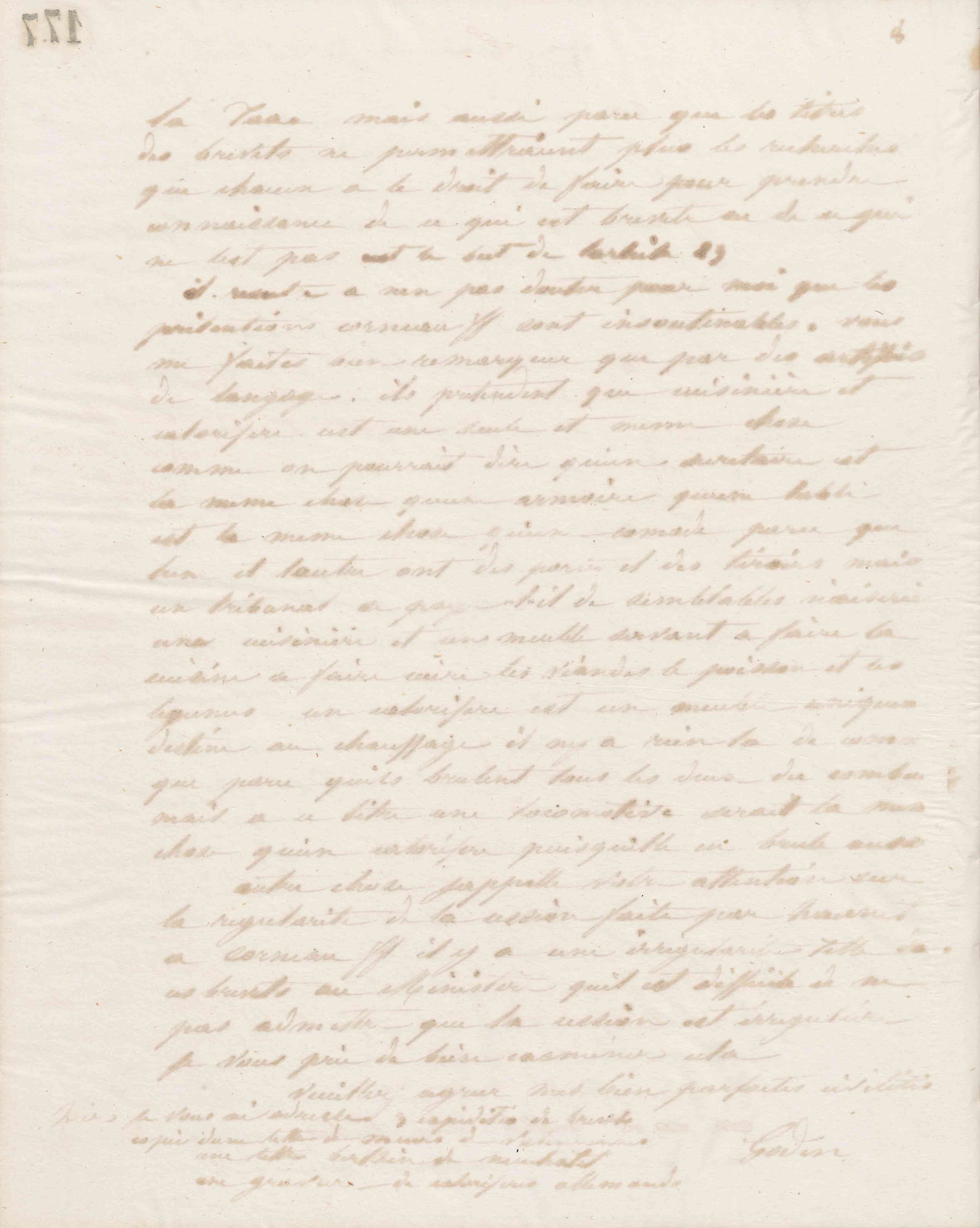 Jean-Baptiste André Godin à monsieur Bertrand, 23 avril 1864