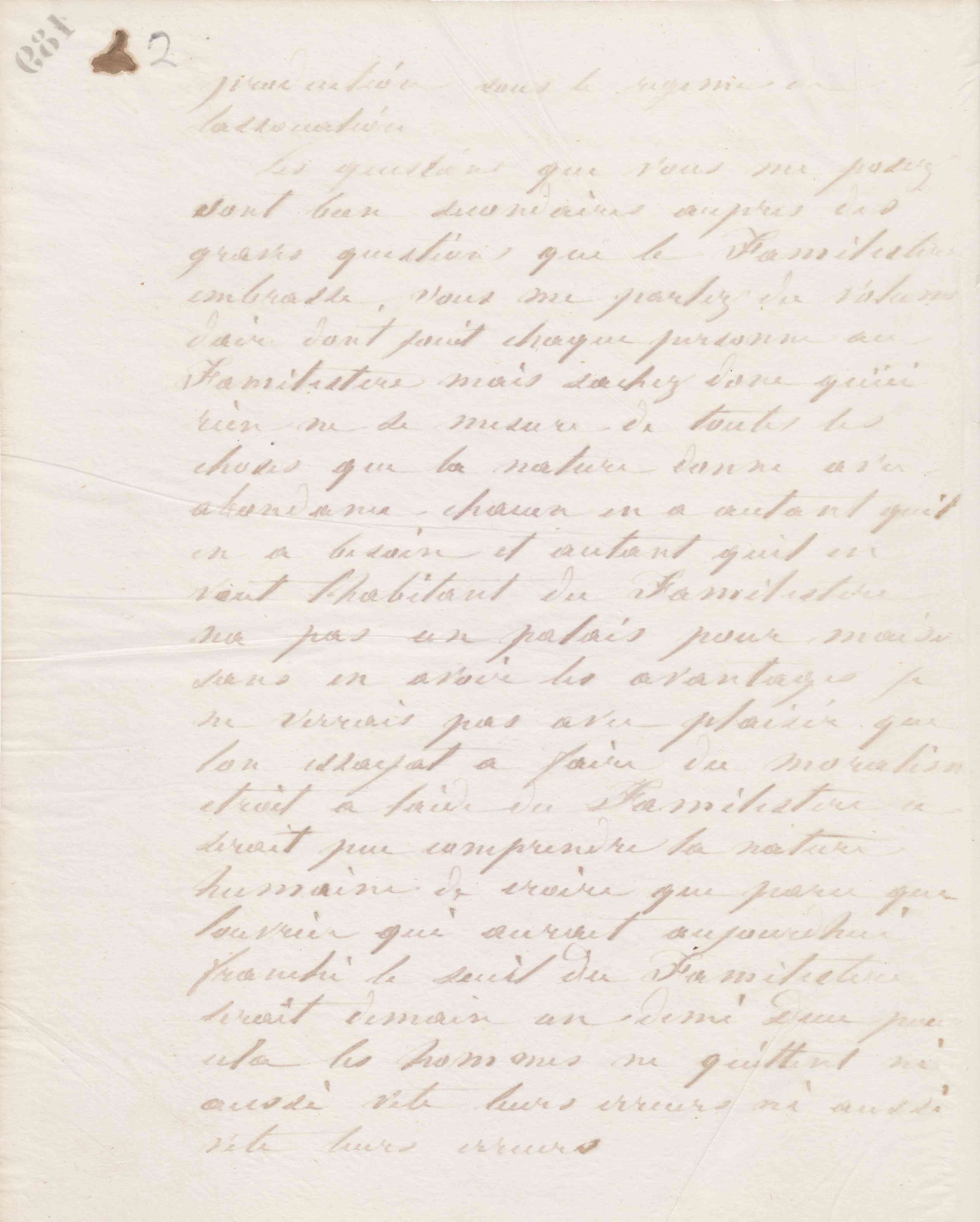 Jean-Baptiste André Godin à Arthur de Bonnard, 21 décembre 1869