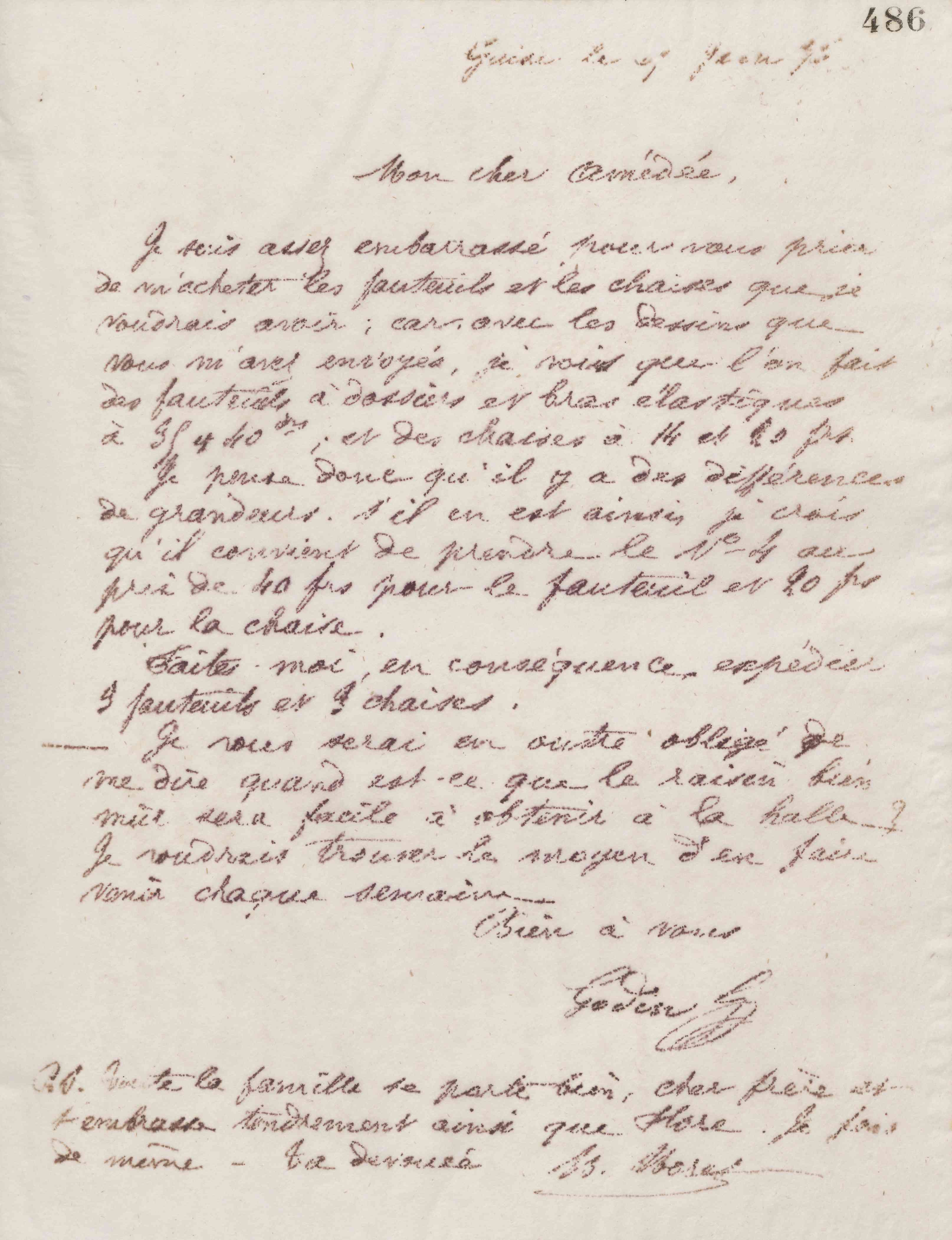 Jean-Baptiste André Godin à Amédée Moret, 27 juin 1876 Jean-Baptiste André Godin à Amédée Moret, 27 juin 1876