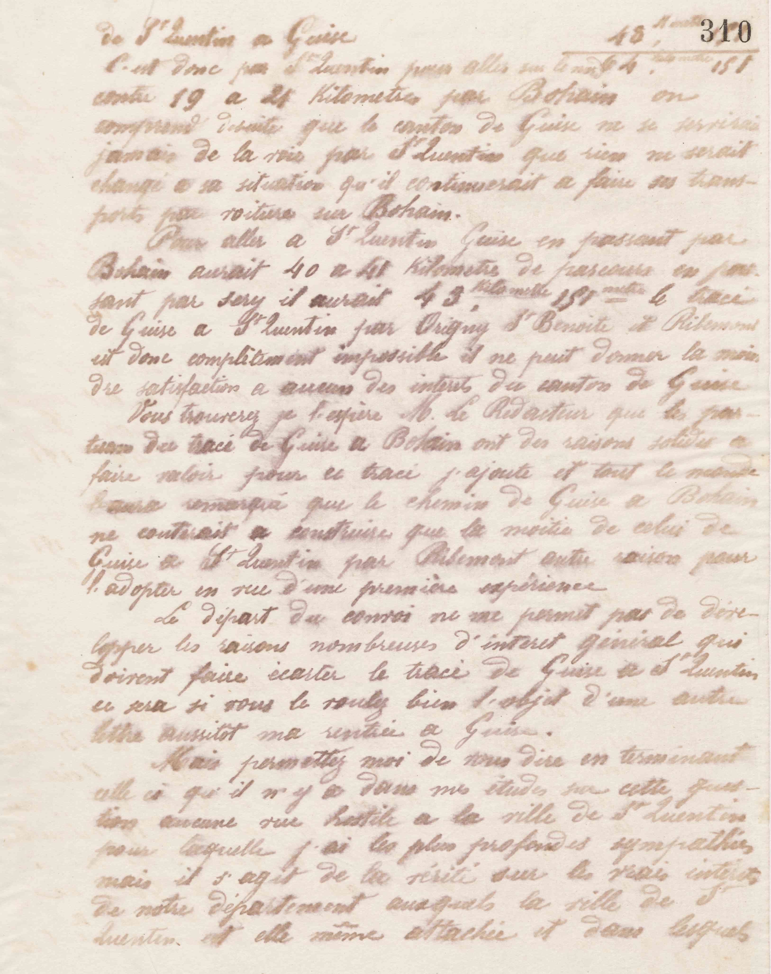 Jean-Baptiste André Godin au rédacteur du Journal de Saint-Quentin, 14 juin 1868