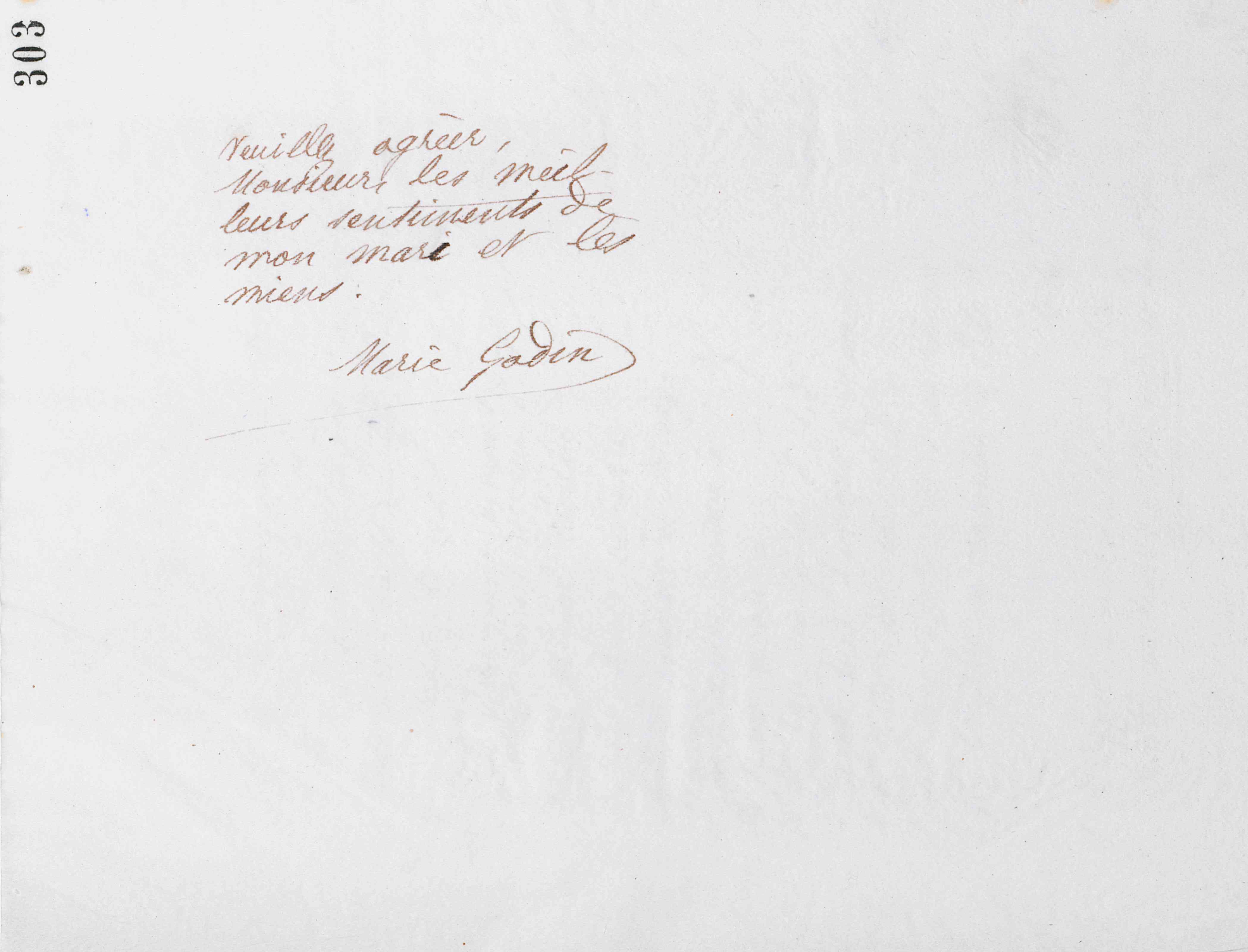 Marie Moret à Harry Meltzer, 20 août 1886