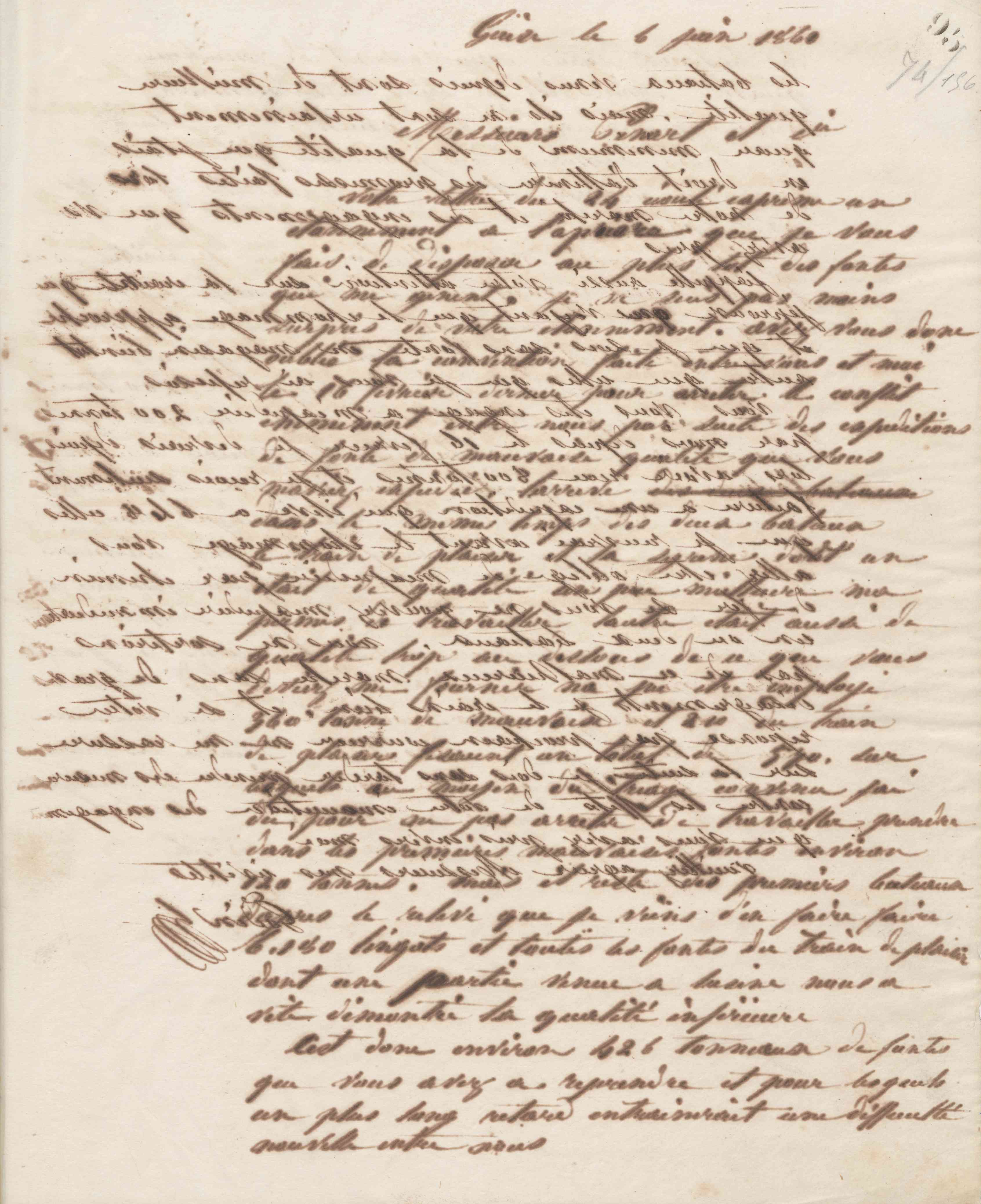 Jean-Baptiste André Godin à Pinart et Cie, 6 juin 1861
