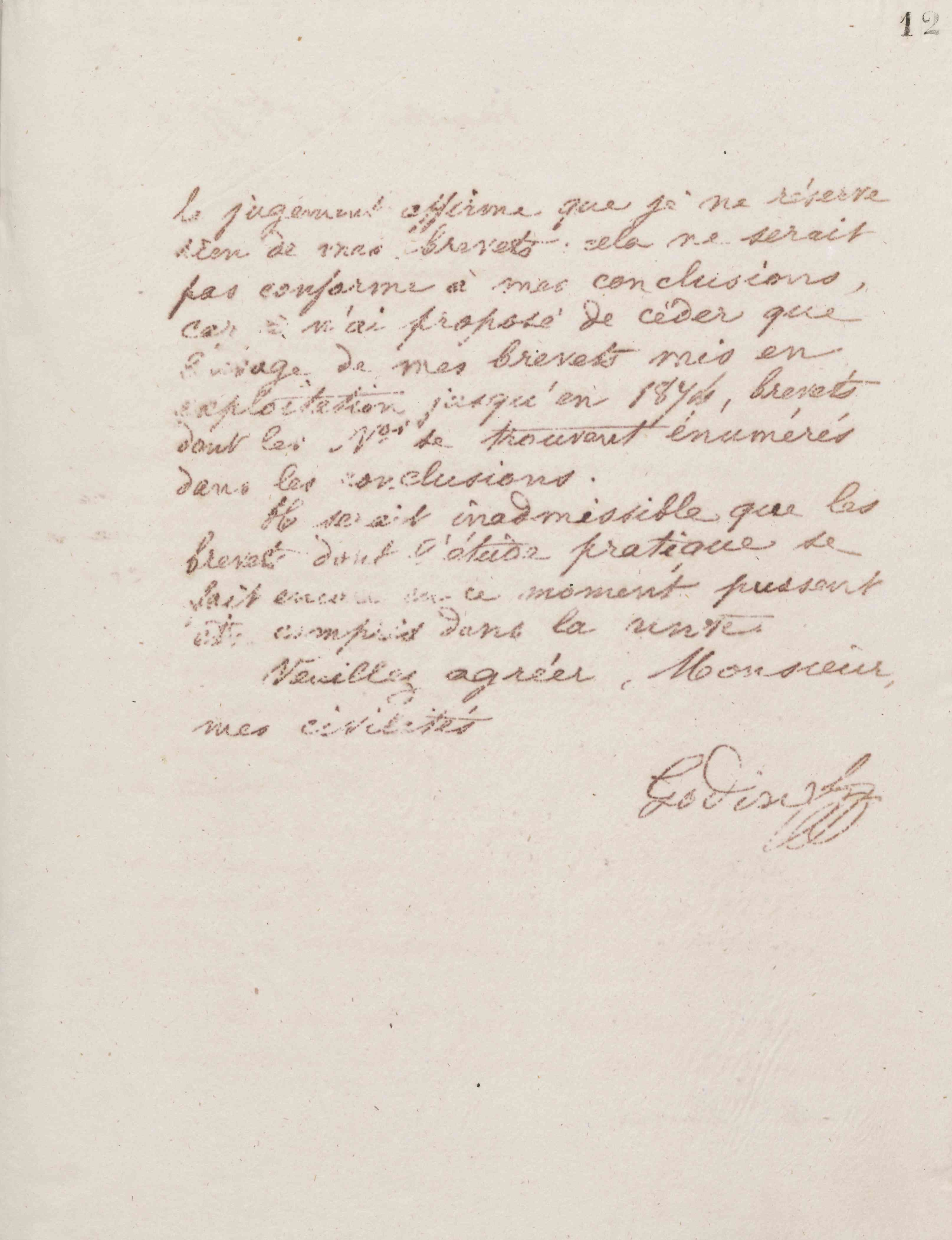 Jean-Baptiste André Godin à Édouard Larue, 7 novembre 1875