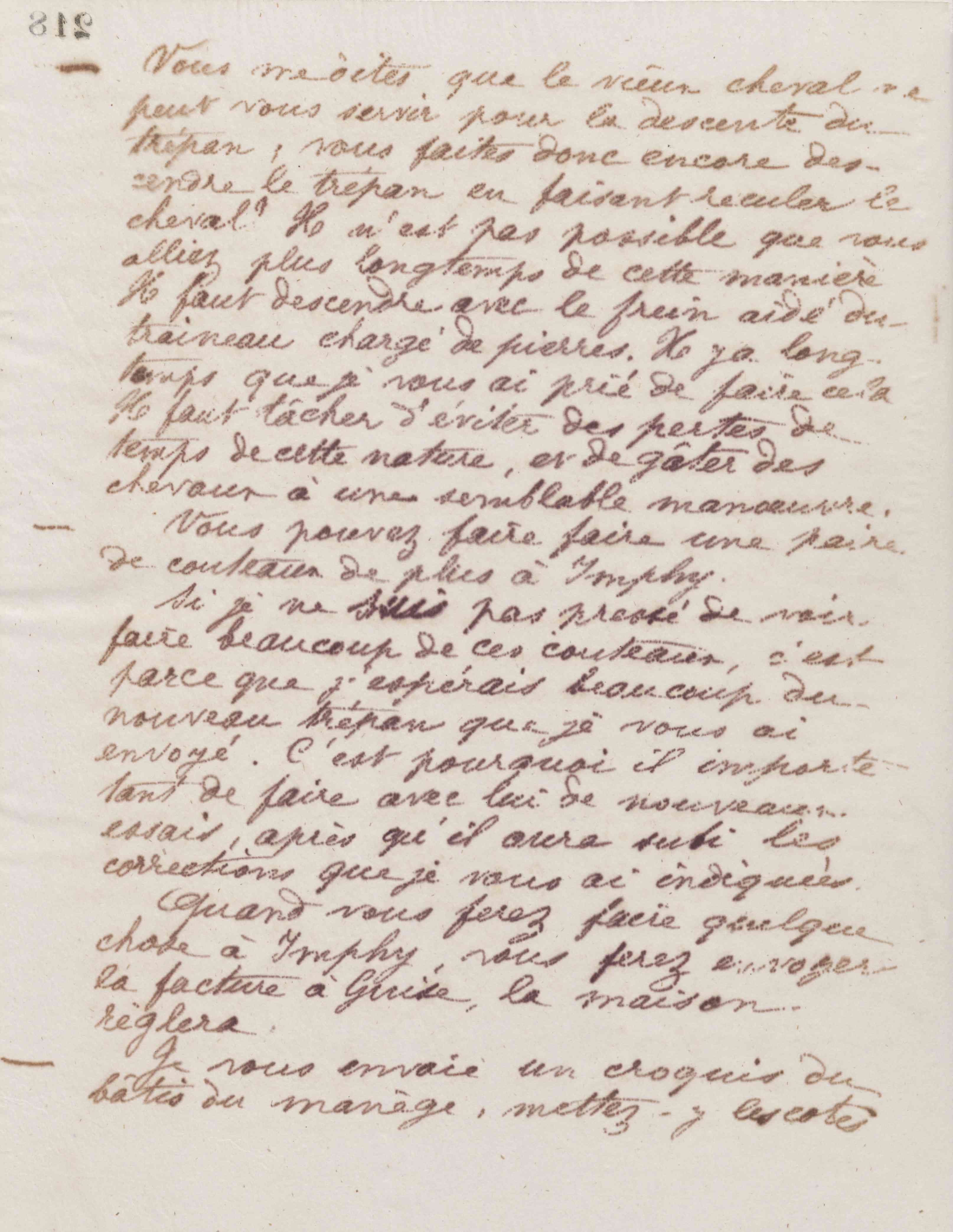 Jean-Baptiste André Godin à monsieur Chamolle, 21 janvier 1876