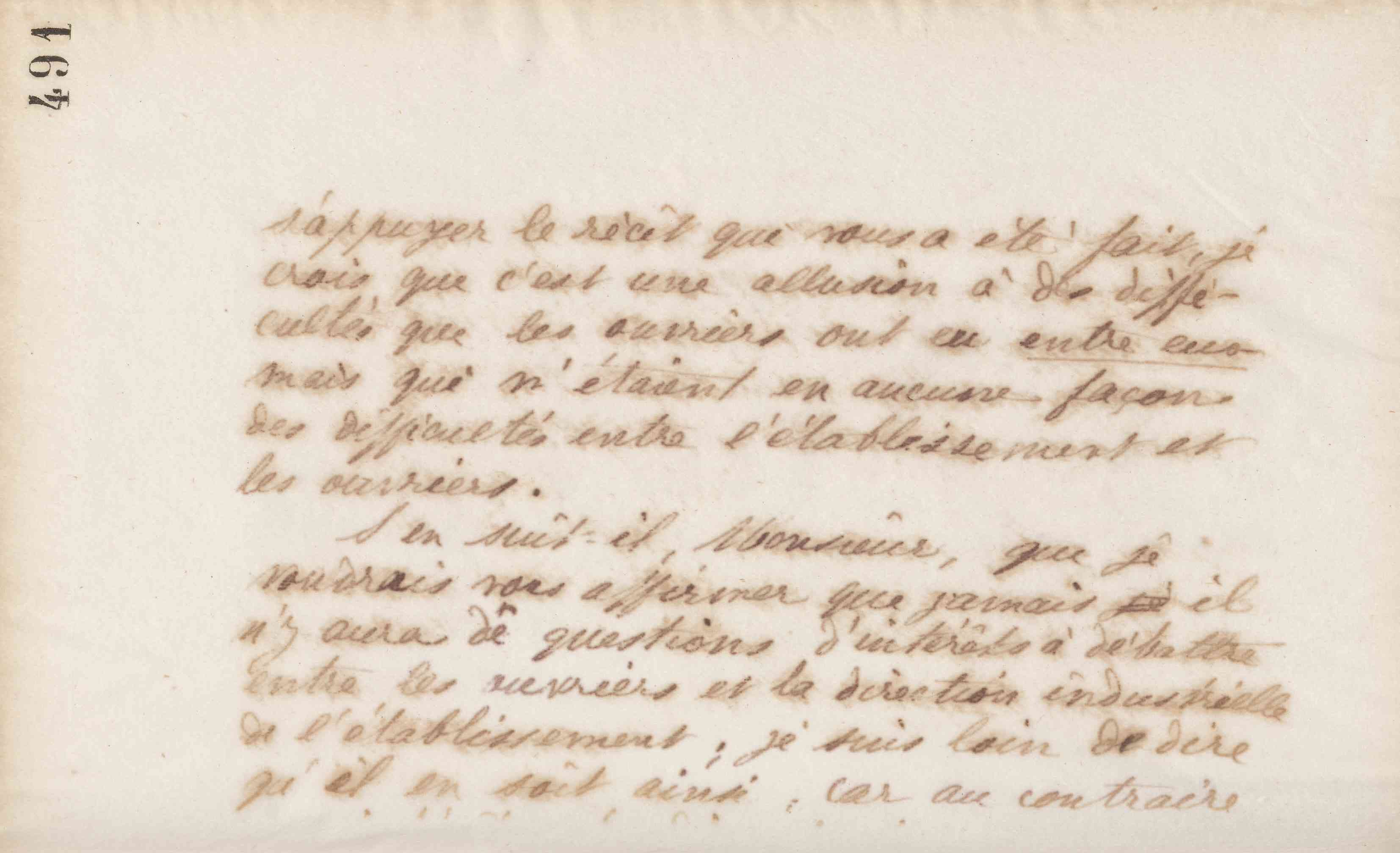 Jean-Baptiste André Godin à Alexandre Beretti, 12 janvier 1873
