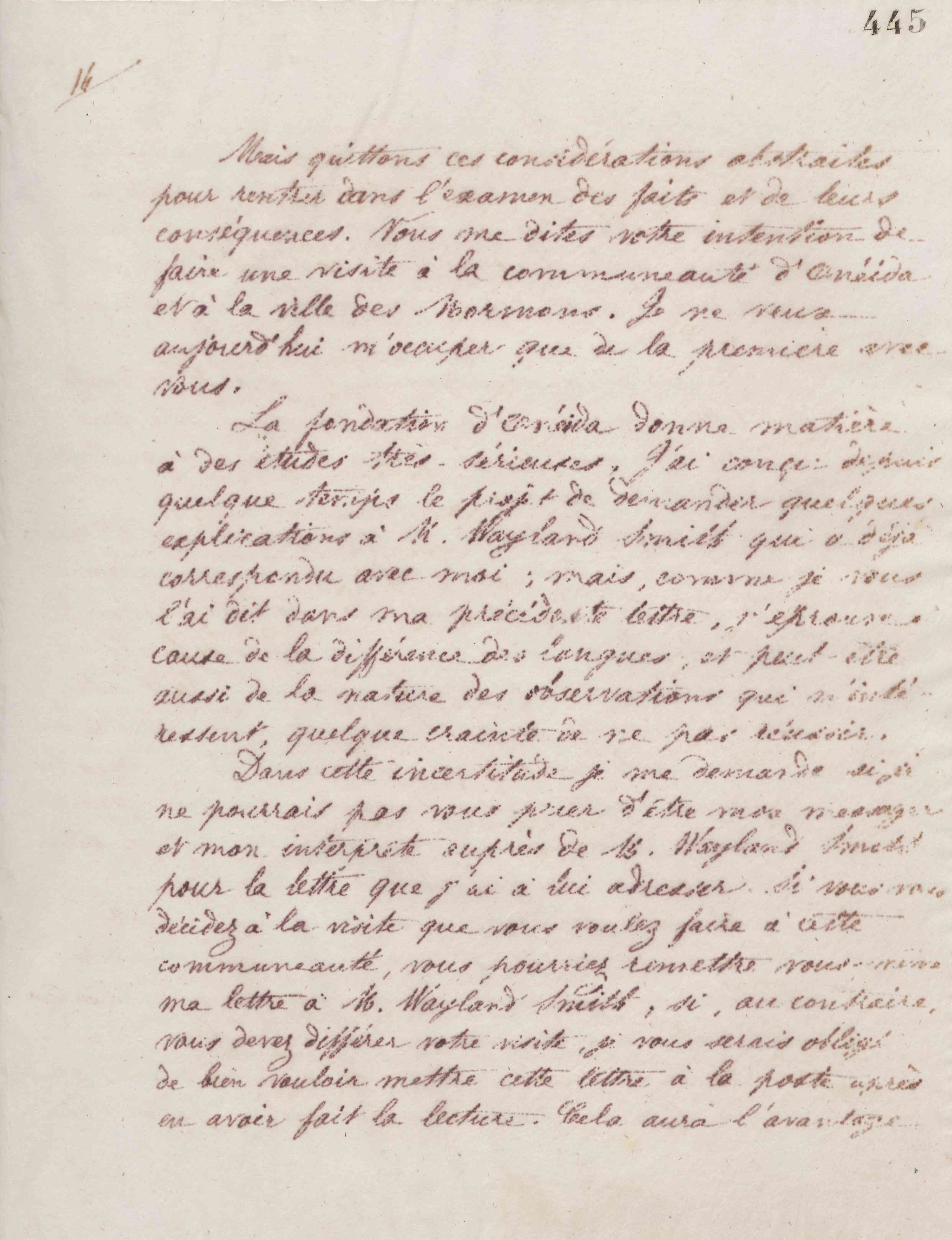 Jean-Baptiste André Godin à Antoine Massoulard, 10 juin 1876 Jean-Baptiste André Godin à Antoine Massoulard, 10 juin 1876