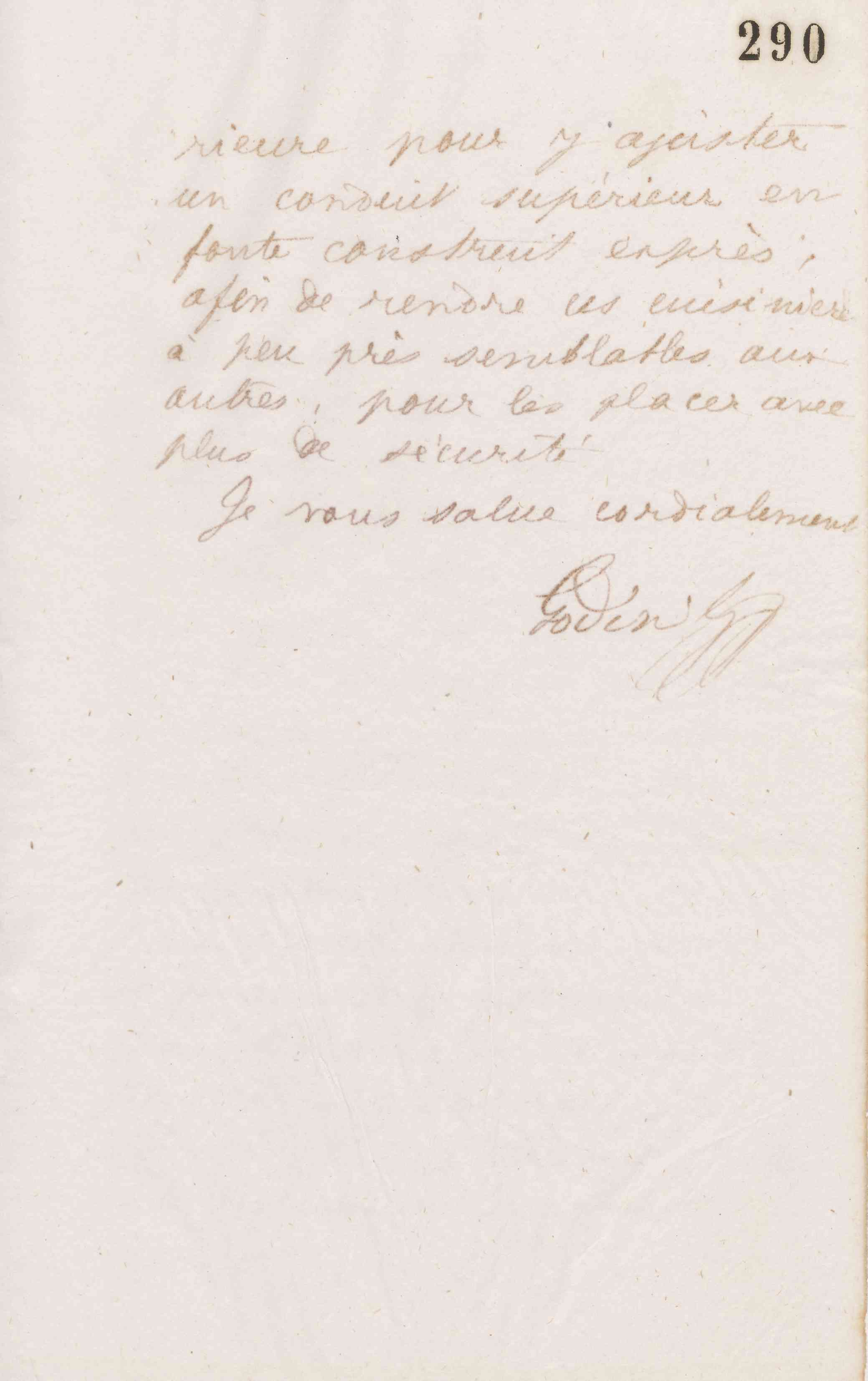 Jean-Baptiste André Godin à monsieur Delaruelle, 28 janvier 1874