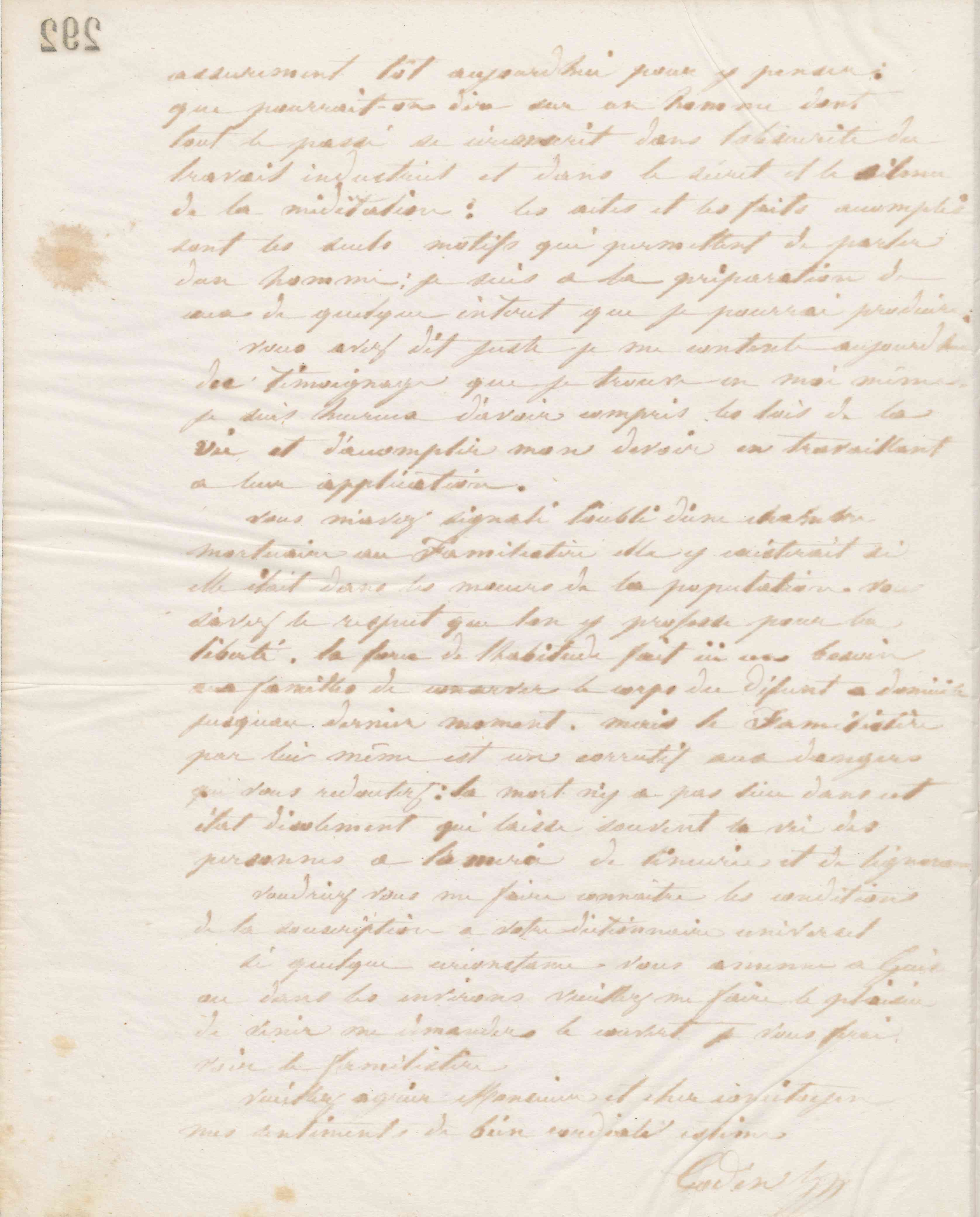 Jean-Baptiste André Godin à Maurice La Châtre, 27 janvier 1866