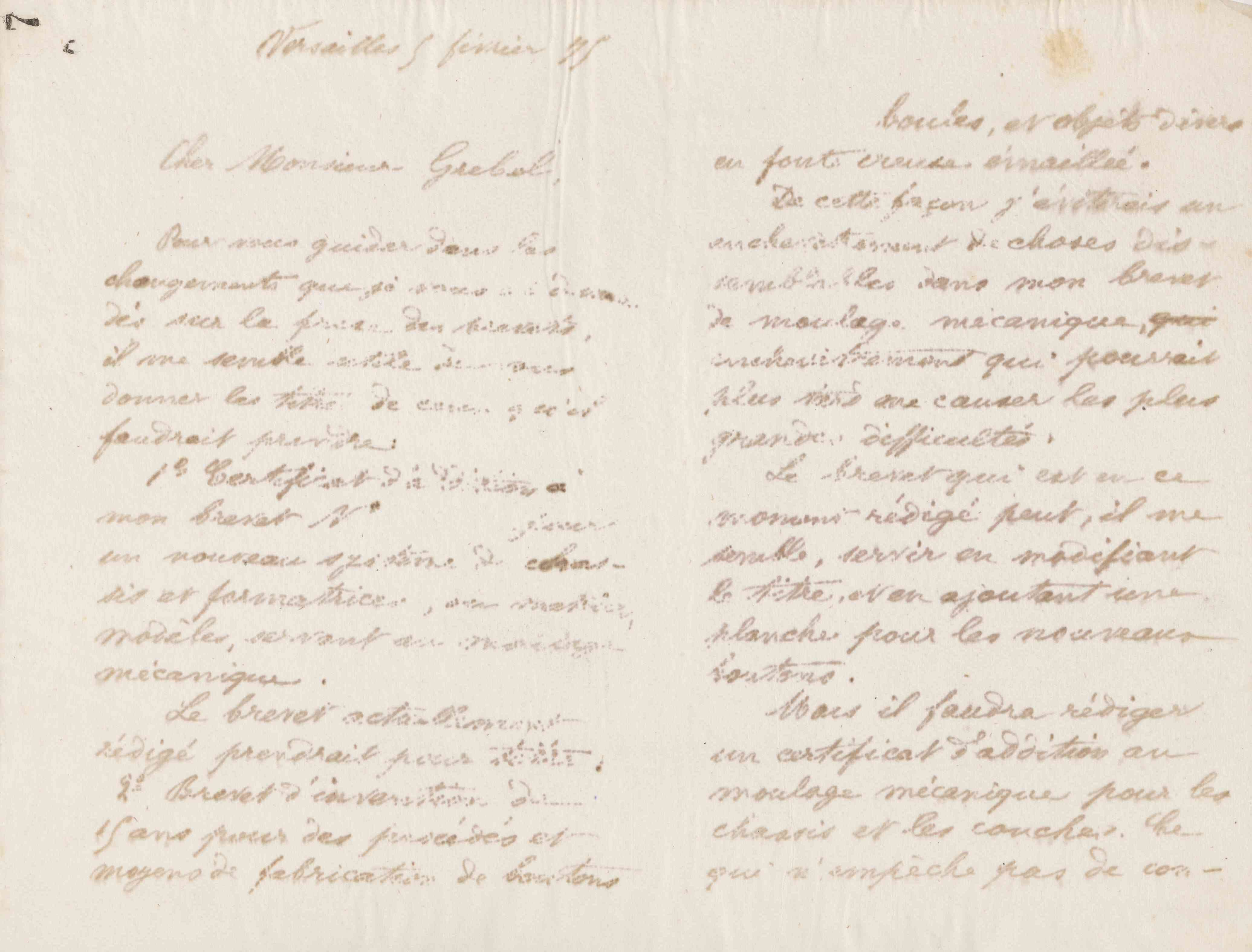 Jean-Baptiste André Godin à Alphonse Grebel, 5 février 1875 Jean-Baptiste André Godin à Alphonse Grebel, 5 février 1875