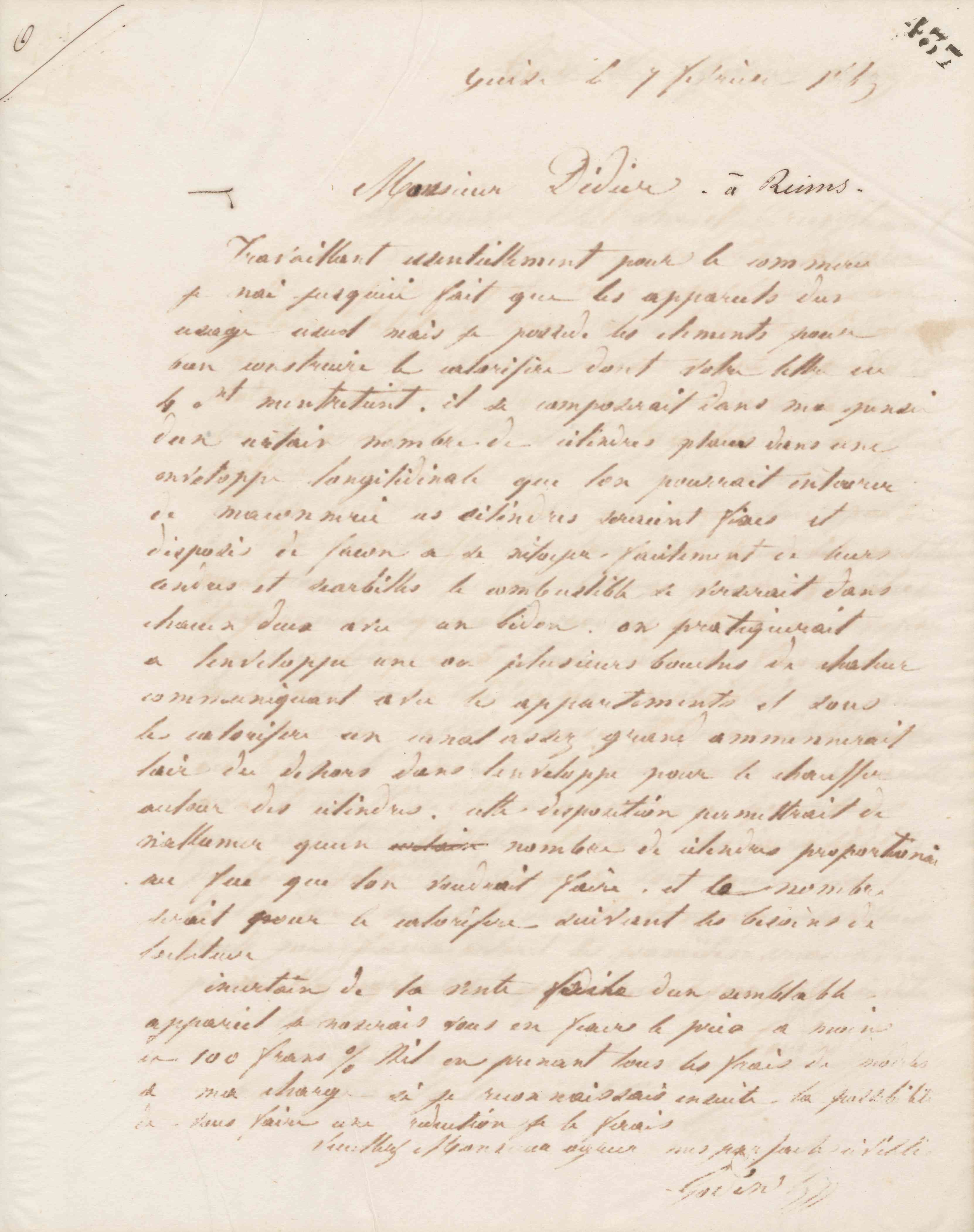 Jean-Baptiste André Godin à Didier-Démancher et Cie, 7 février 1863