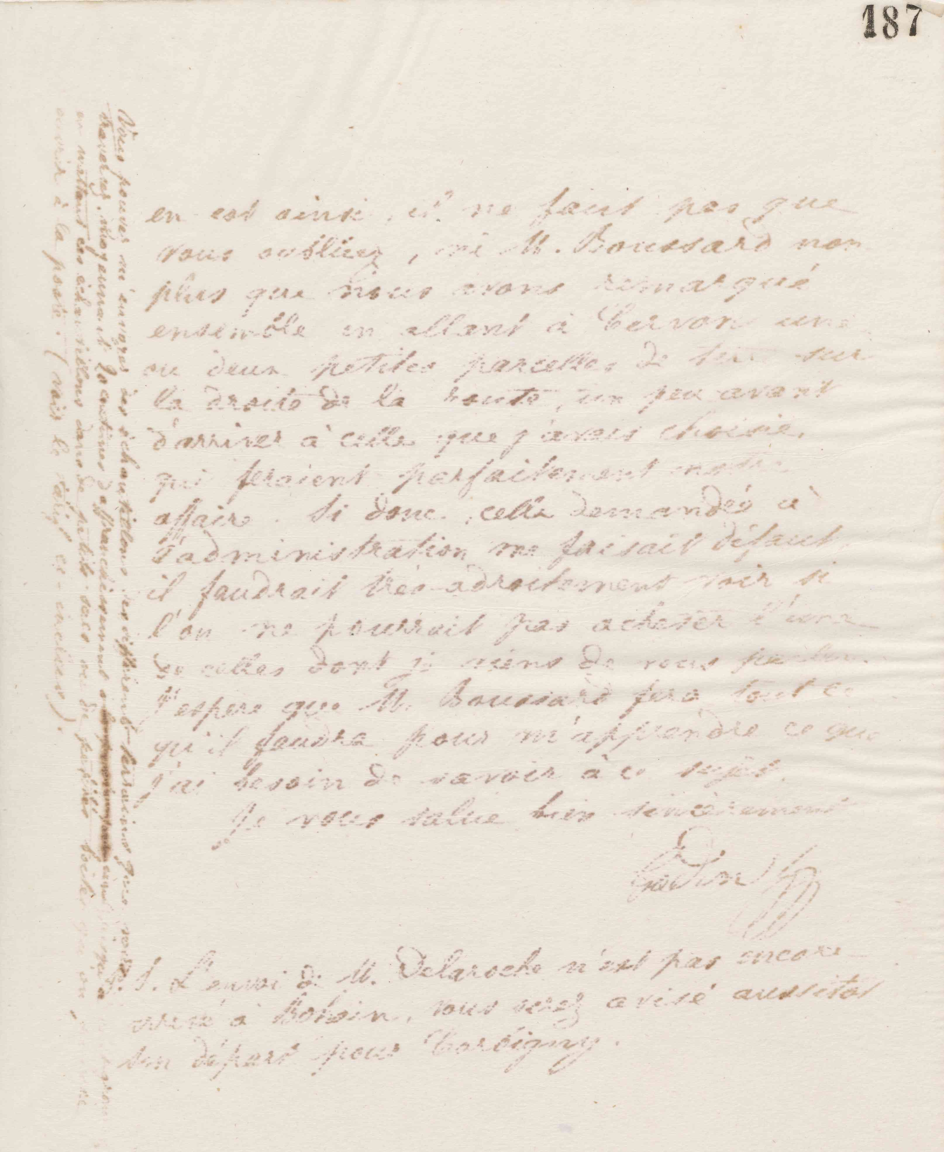 Jean-Baptiste André Godin à monsieur Chamolle, 19 mai 1875