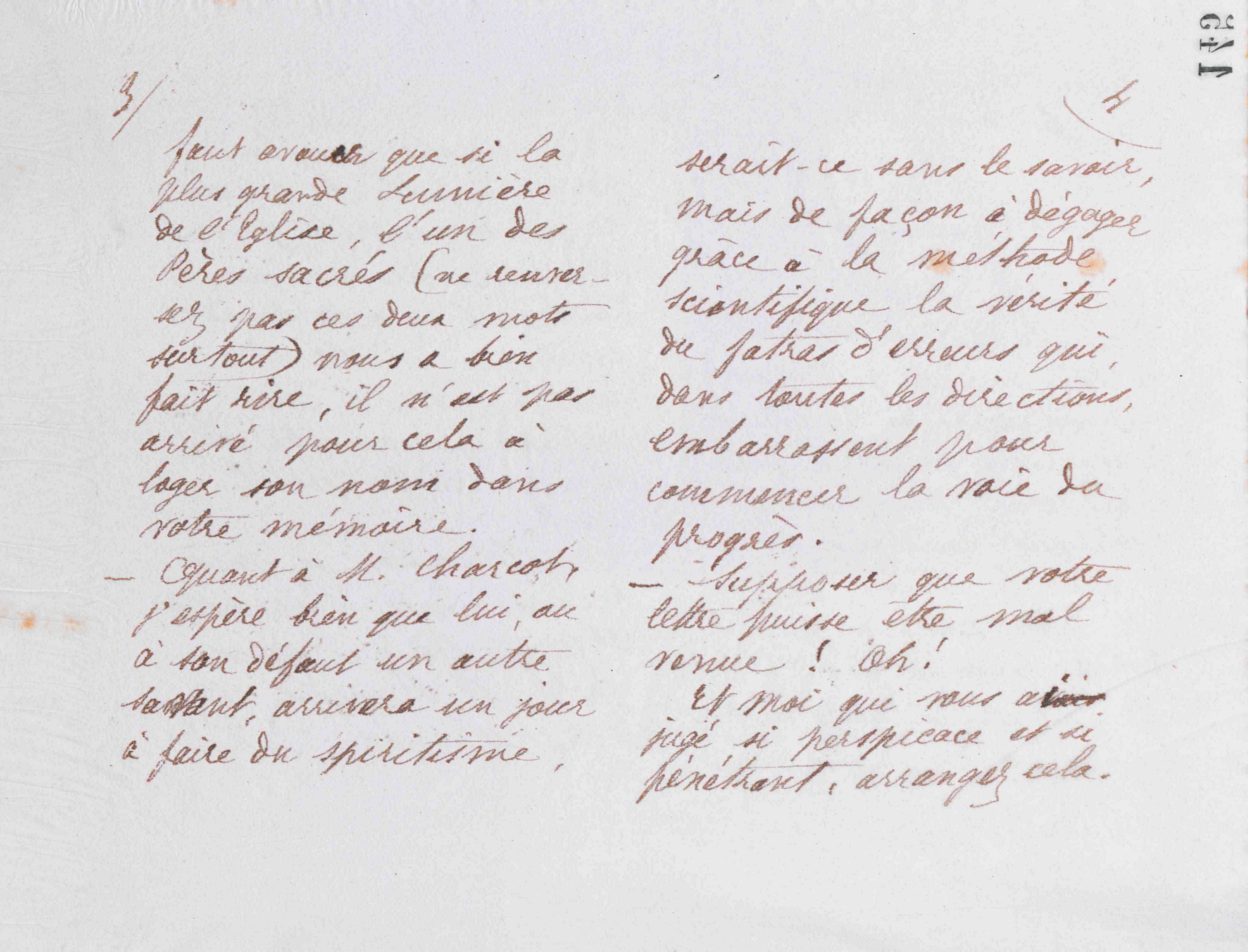 Marie Moret à Tony Noël, 6 janvier 1886