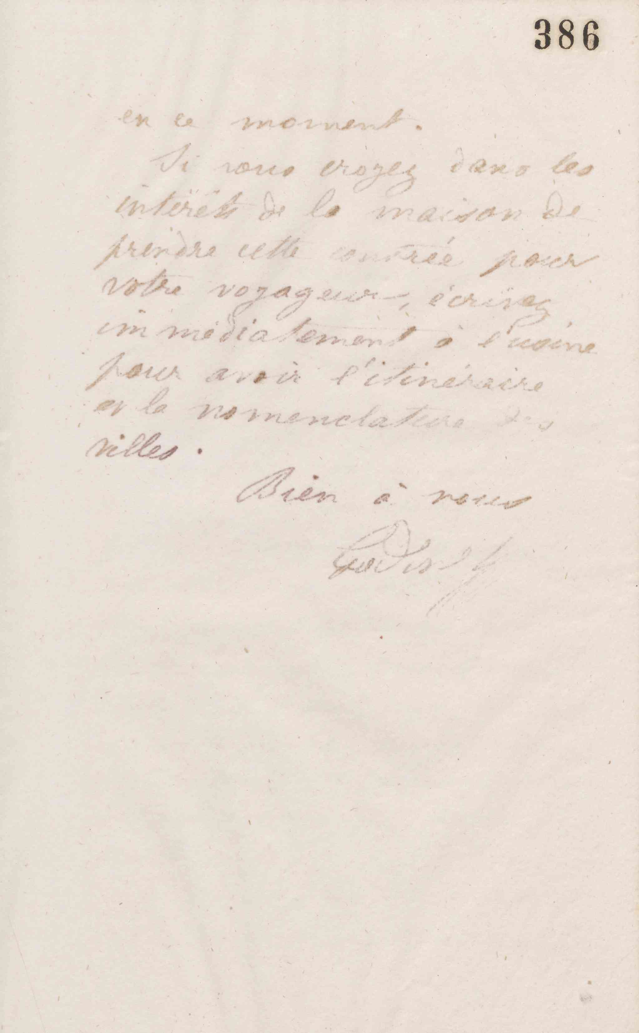 Jean-Baptiste André Godin à Eugène André, 4 juillet 1873