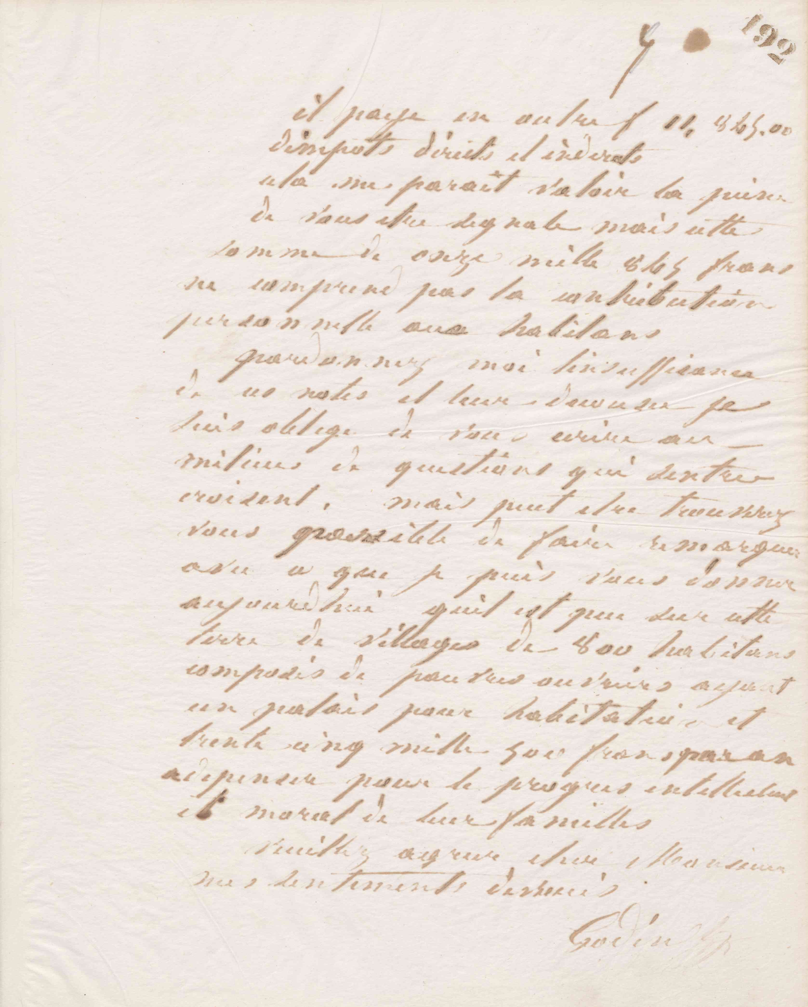 Jean-Baptiste André Godin à Arthur de Bonnard, 21 décembre 1869