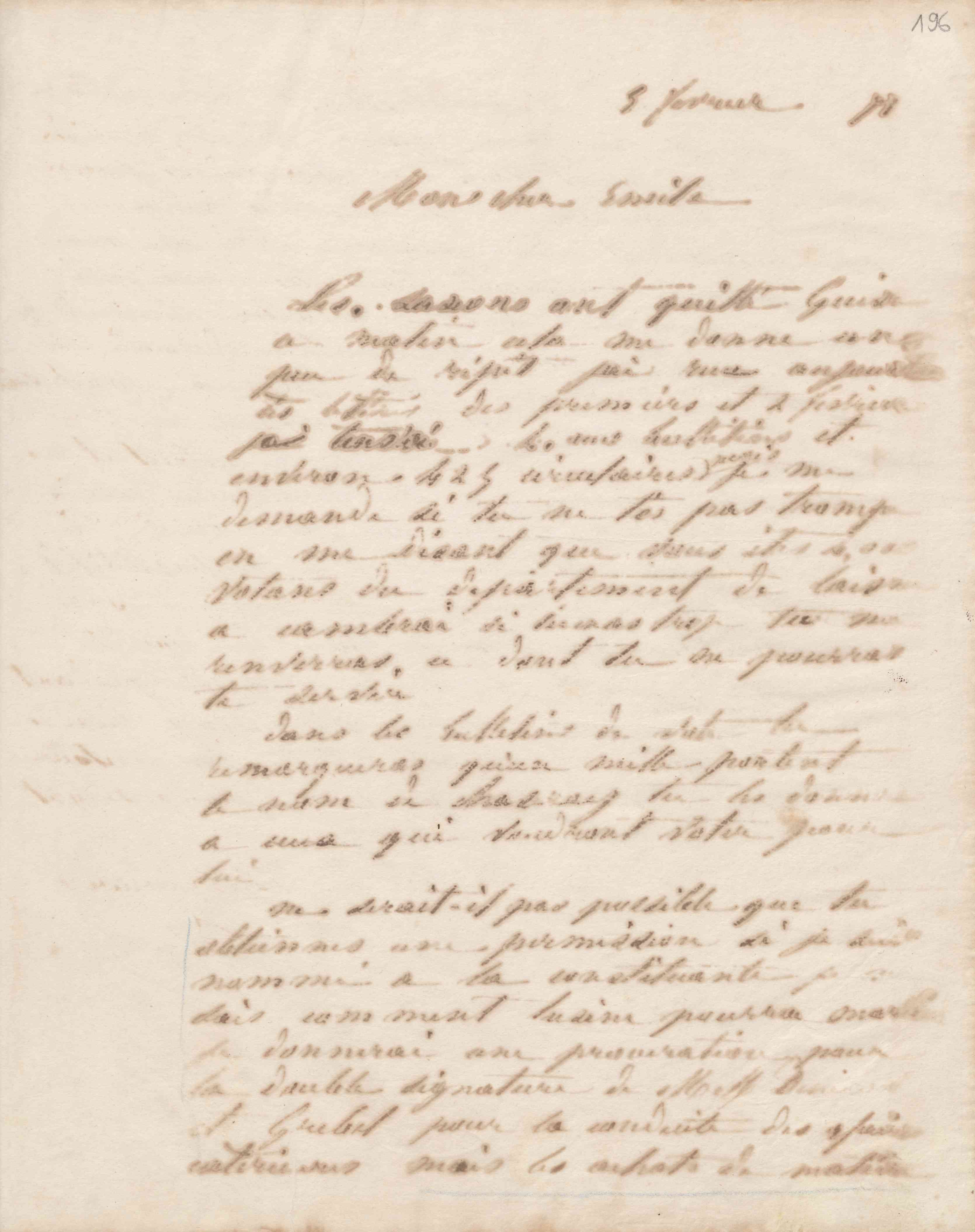 Jean-Baptiste André Godin à Émile Godin, 5 février 1871