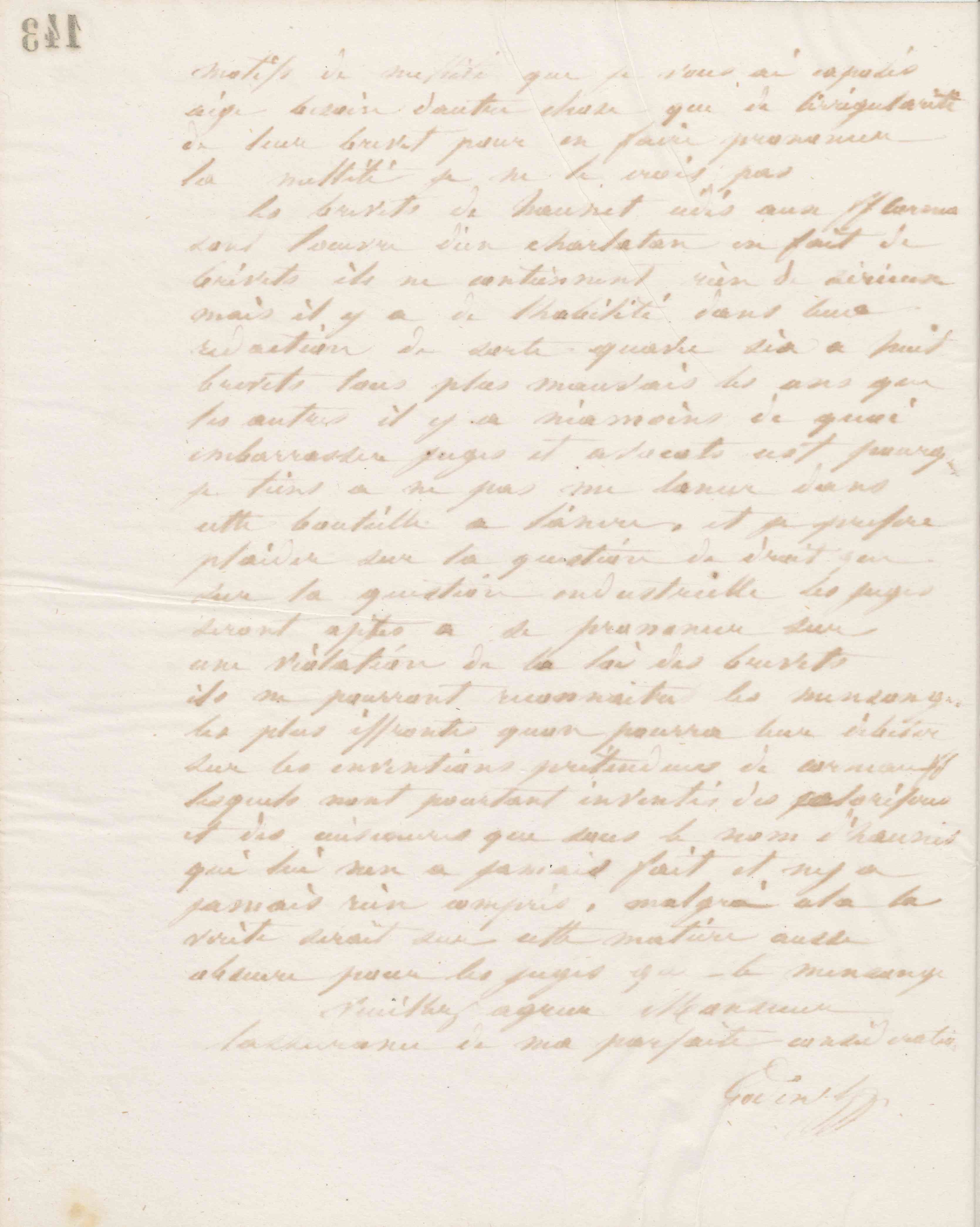 Jean-Baptiste André Godin à Bertrand, 5 avril 1864