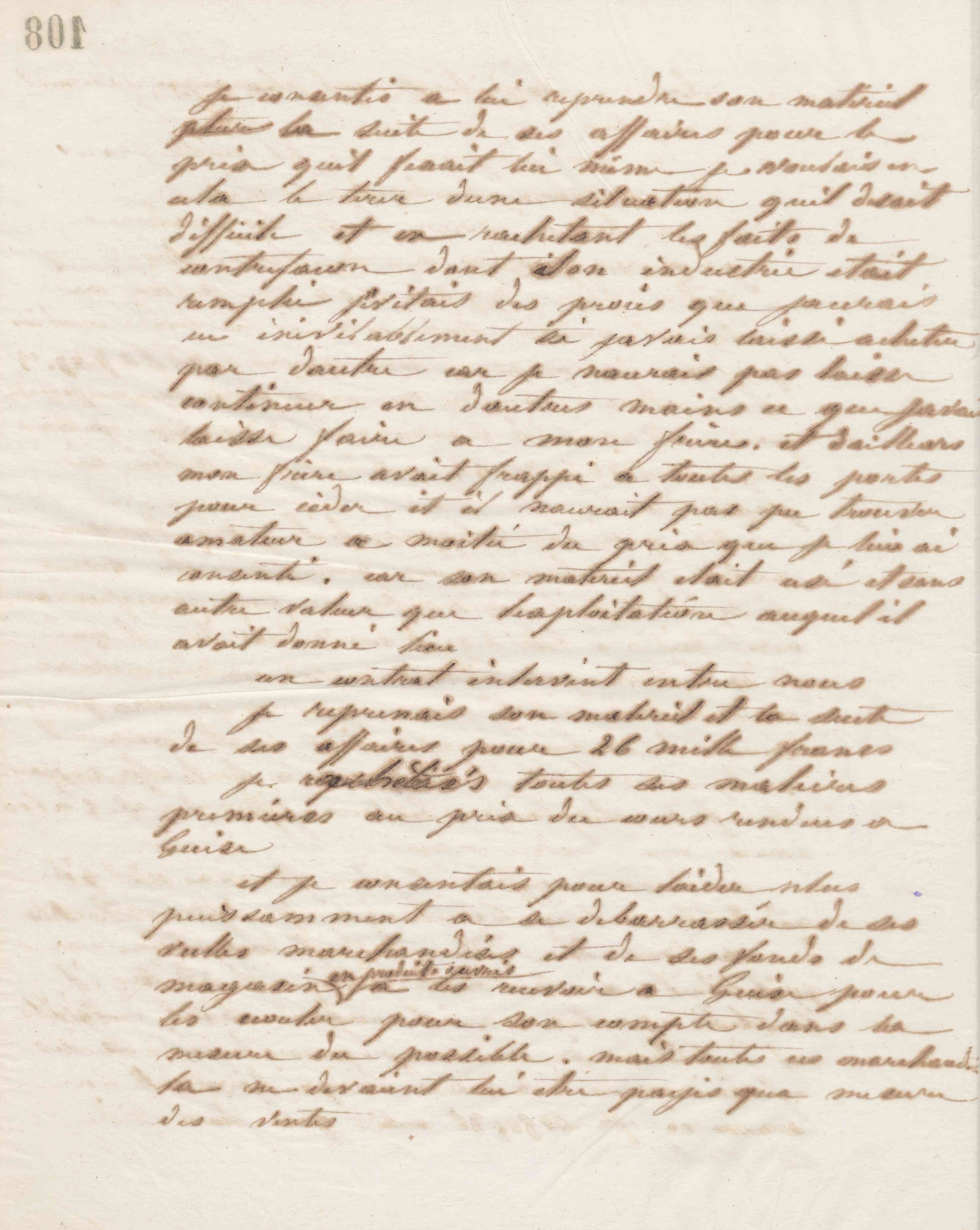Jean-Baptiste André Godin à Louis Oudin-Leclère, 30 juillet 1865