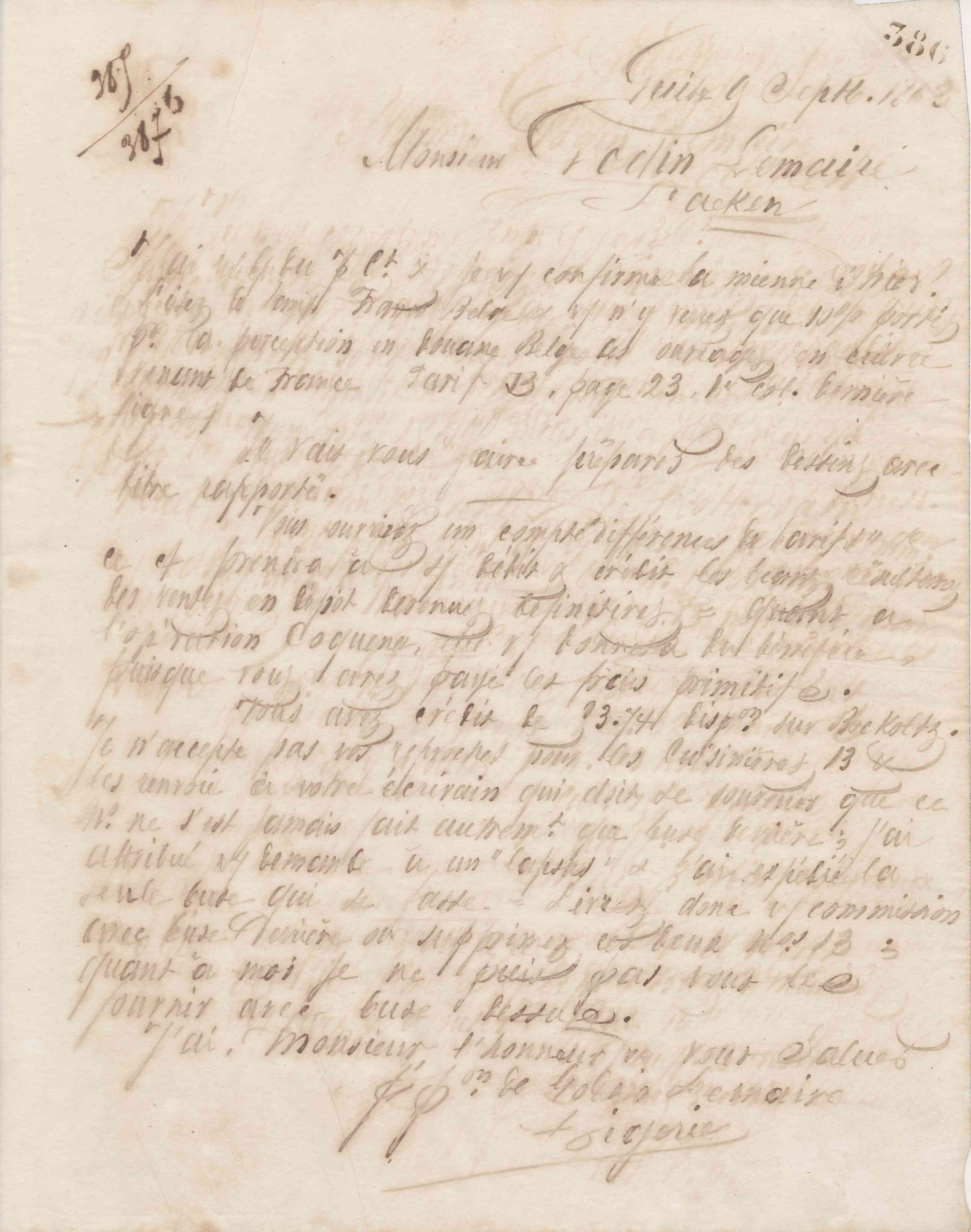 Jean-Baptiste André Godin aux Fonderies et manufactures Godin-Lemaire, 9 septembre 1863