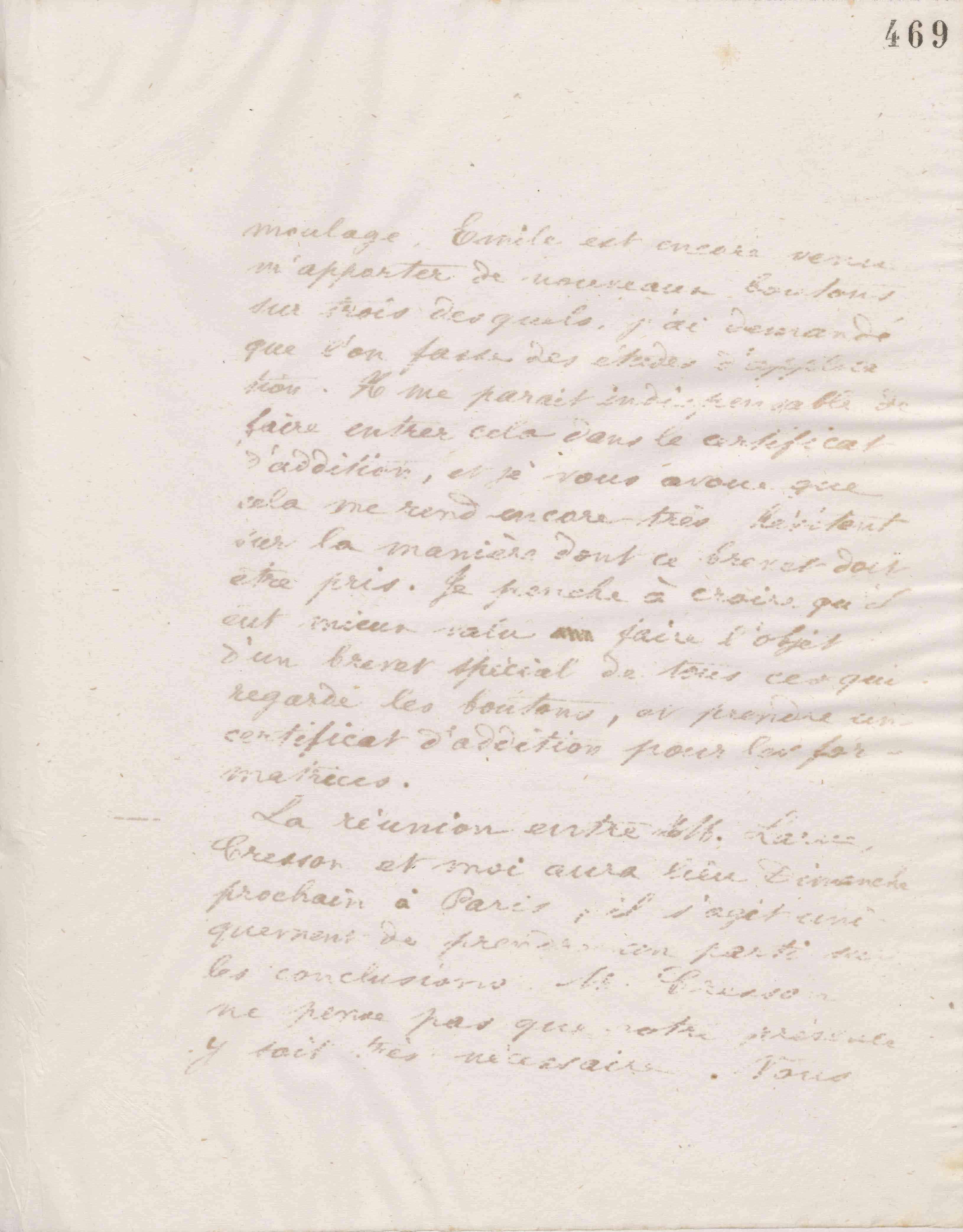 Jean-Baptiste André Godin à Alphonse Grebel, 1er février 1875 Jean-Baptiste André Godin à Alphonse Grebel, 1er février 1875