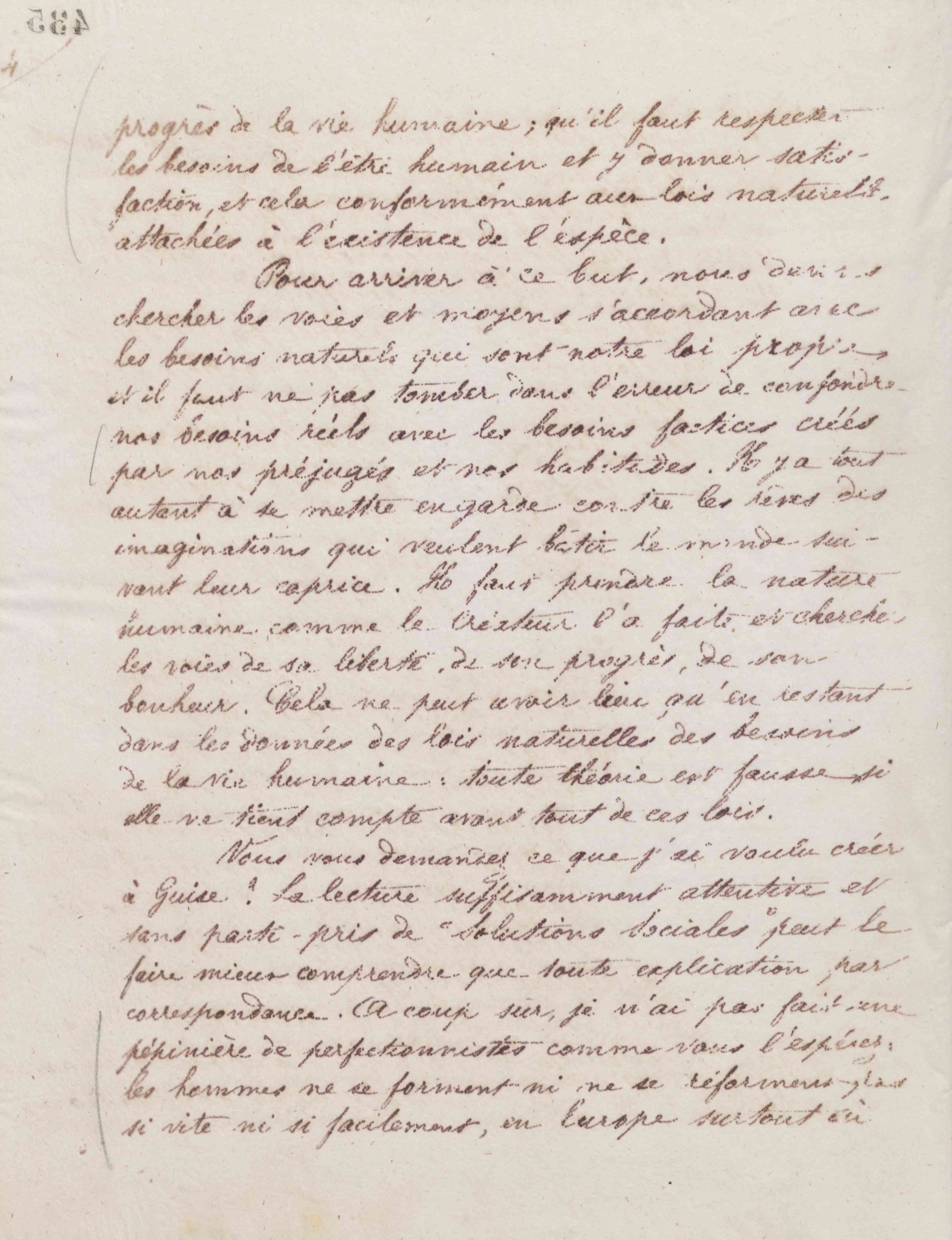 Jean-Baptiste André Godin à Antoine Massoulard, 10 juin 1876 Jean-Baptiste André Godin à Antoine Massoulard, 10 juin 1876