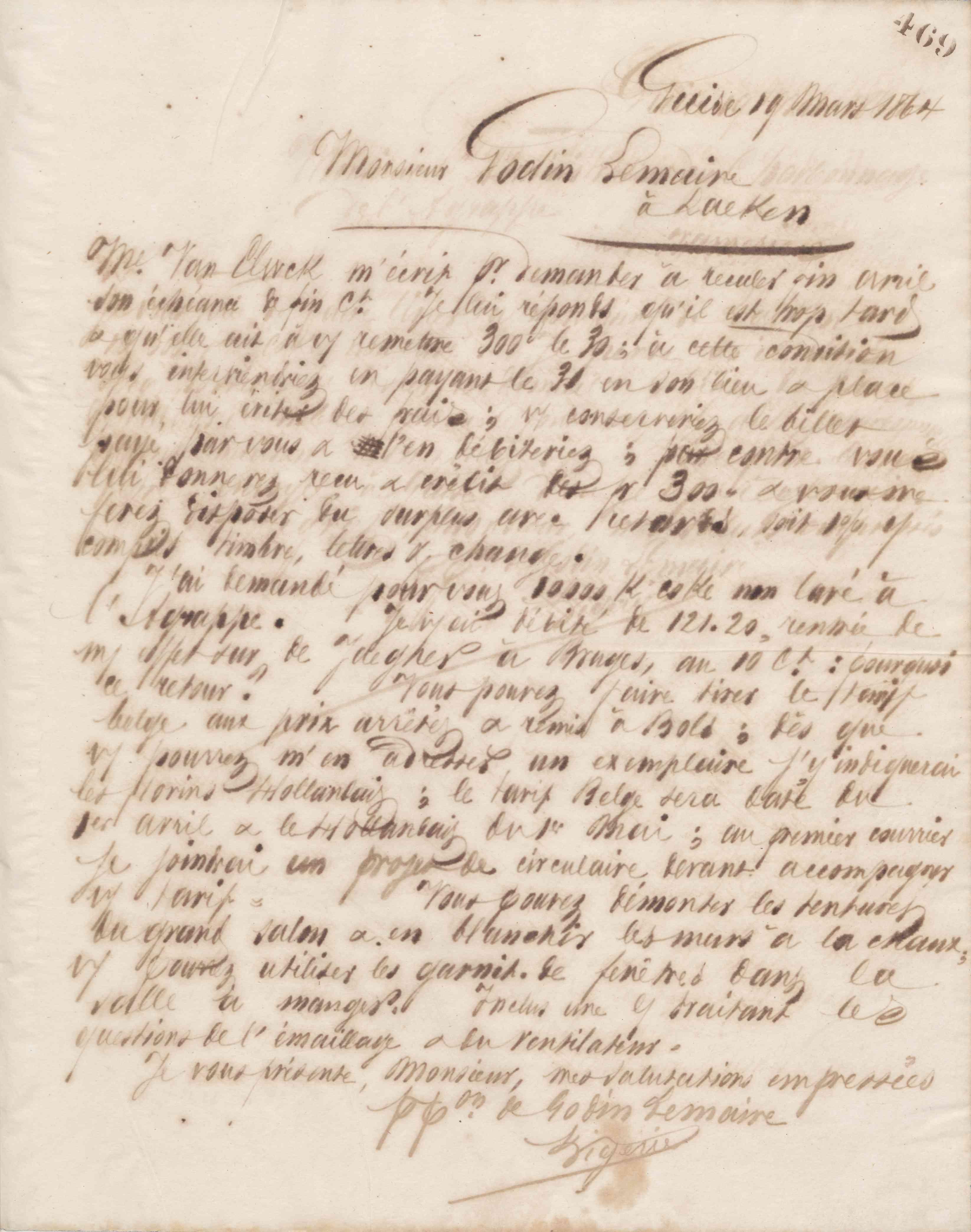 Jean-Baptiste André Godin aux Fonderies et manufactures Godin-Lemaire, 19 mars 1864