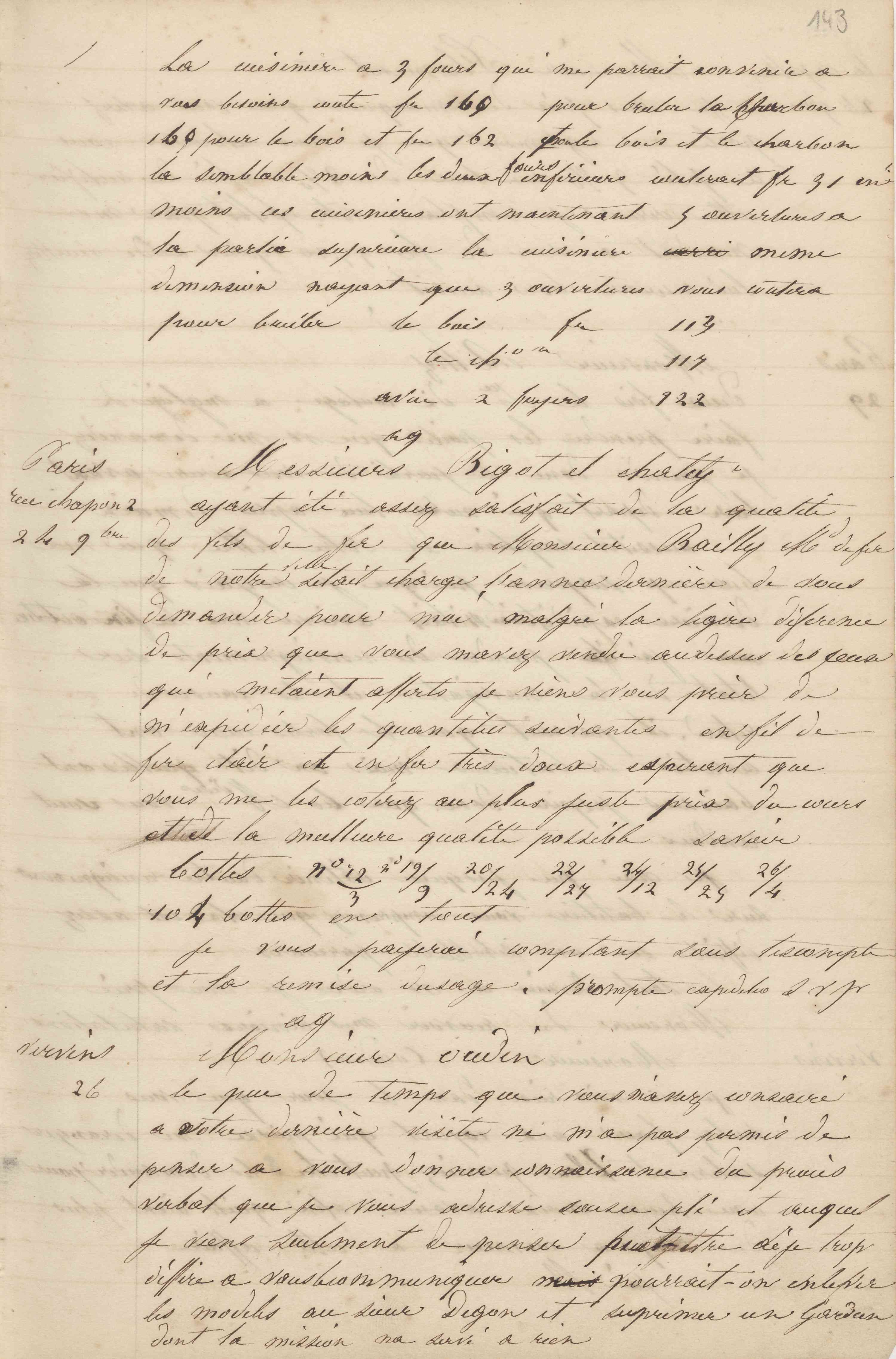 Jean-Baptiste André Godin à Louis Oudin-Leclère, 26 novembre 1847