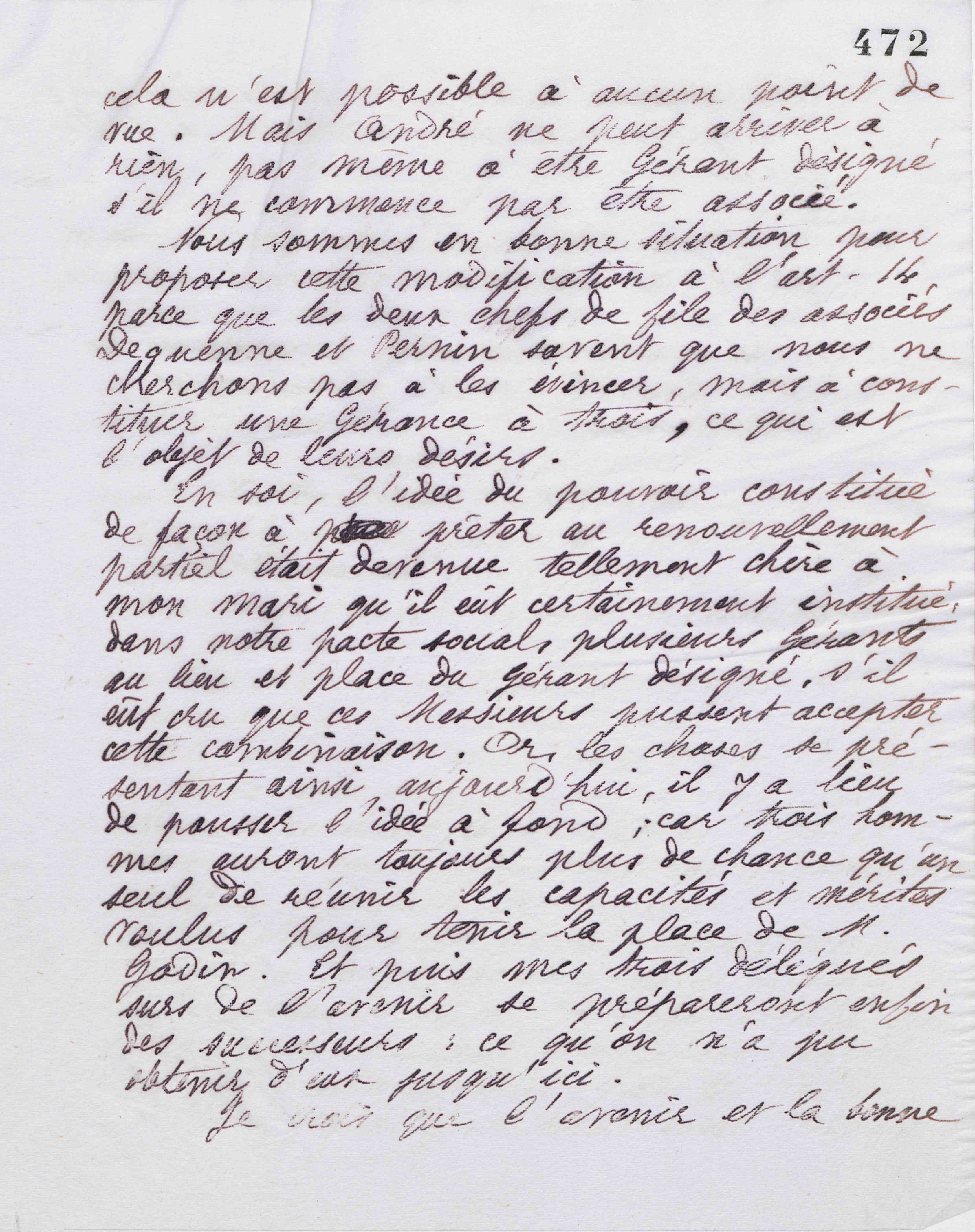 Marie Moret à Alexandre Tisserant, 28 février 1888