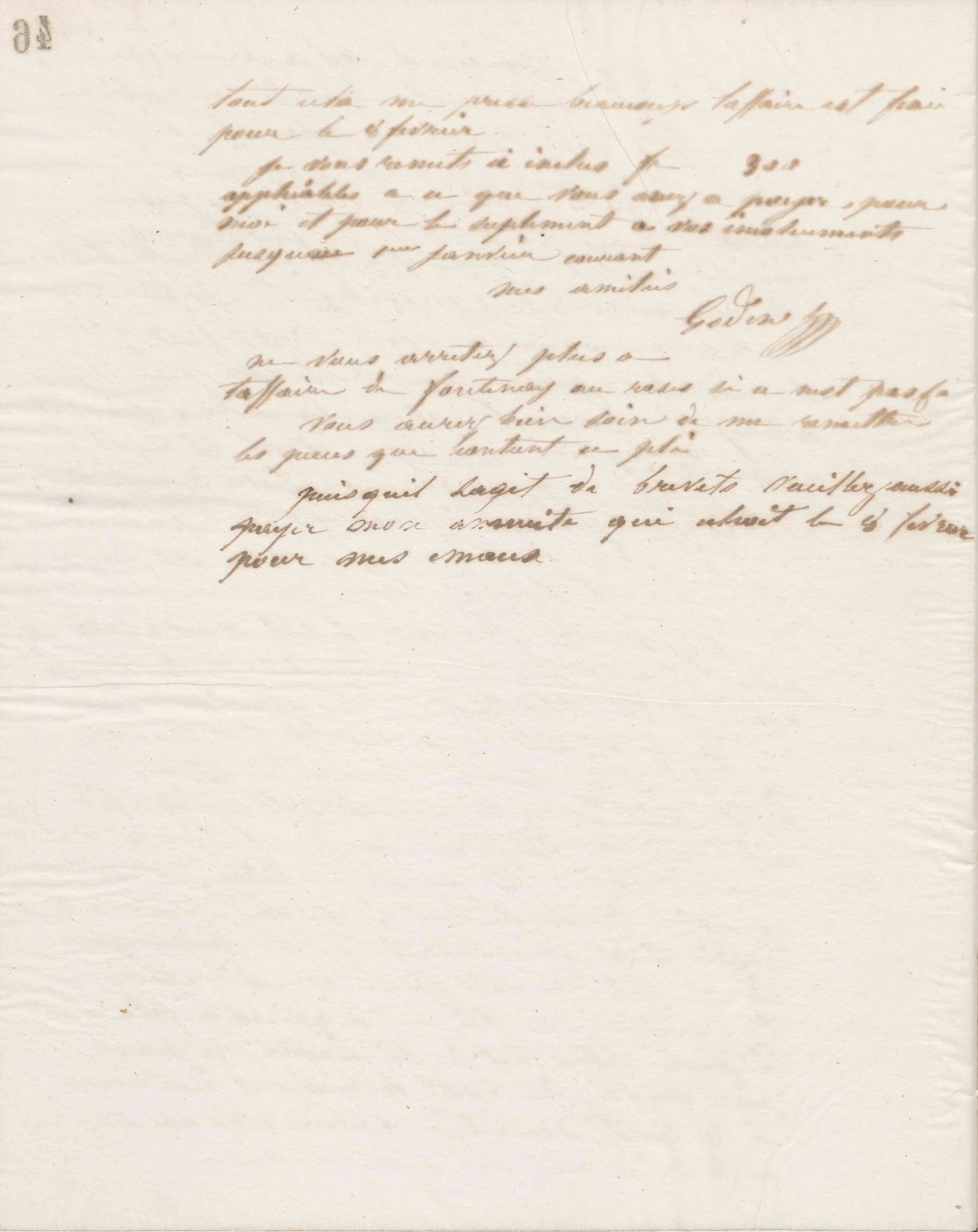Jean-Baptiste André Godin à François Cantagrel, 16 janvier 1864 Jean-Baptiste André Godin à François Cantagrel, 16 janvier 1864