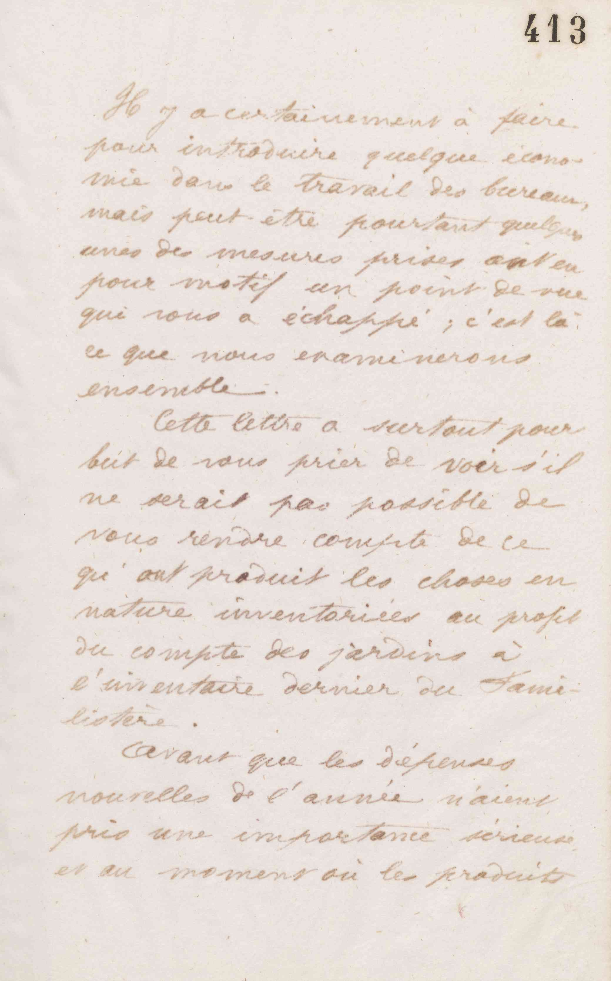 Jean-Baptiste André Godin à monsieur Taupier, 16 mars 1874