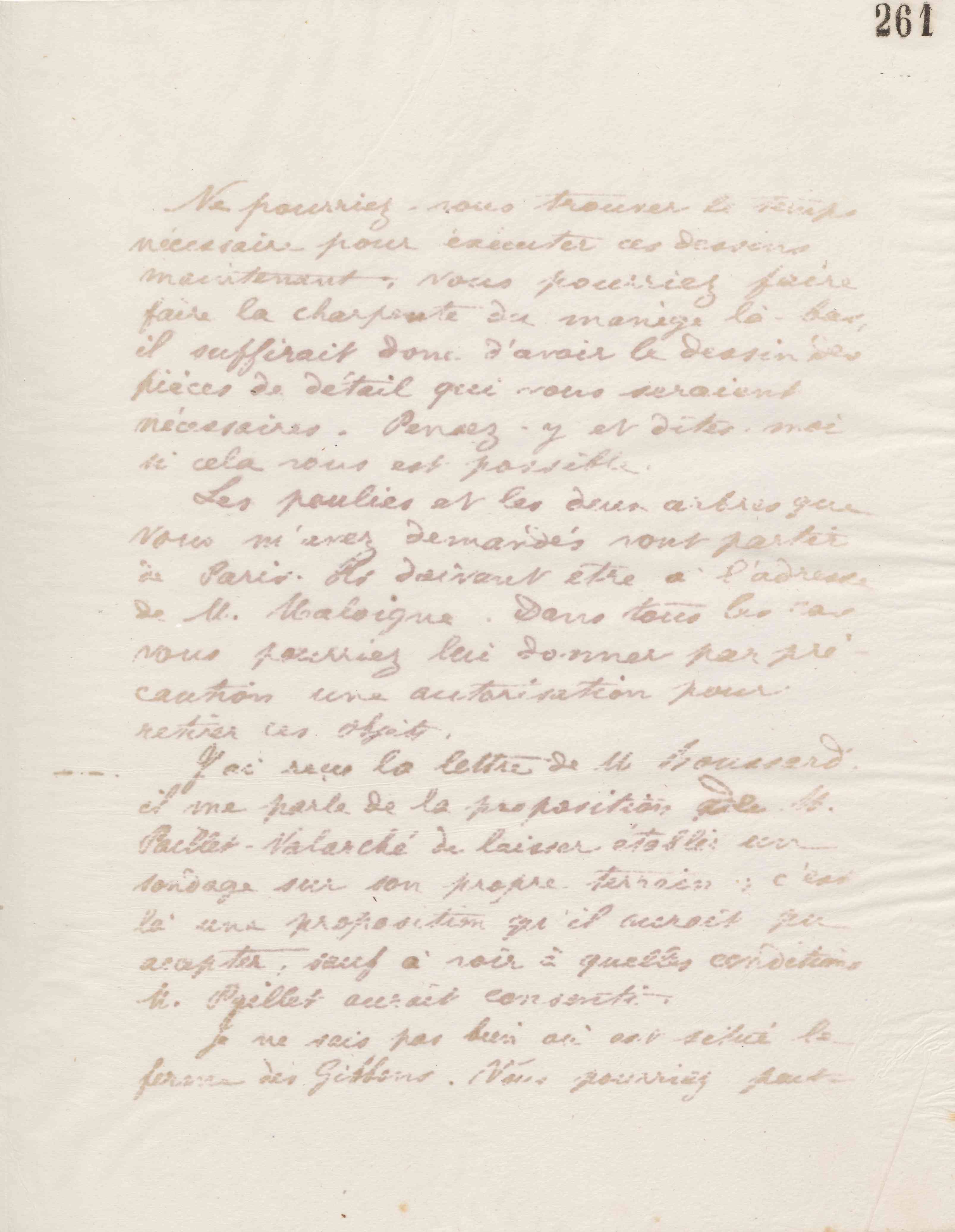 Jean-Baptiste André Godin à monsieur Chamolle, 25 juin 1875