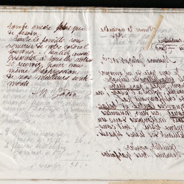 Marie Moret à François Bernardot, 19 novembre 1894