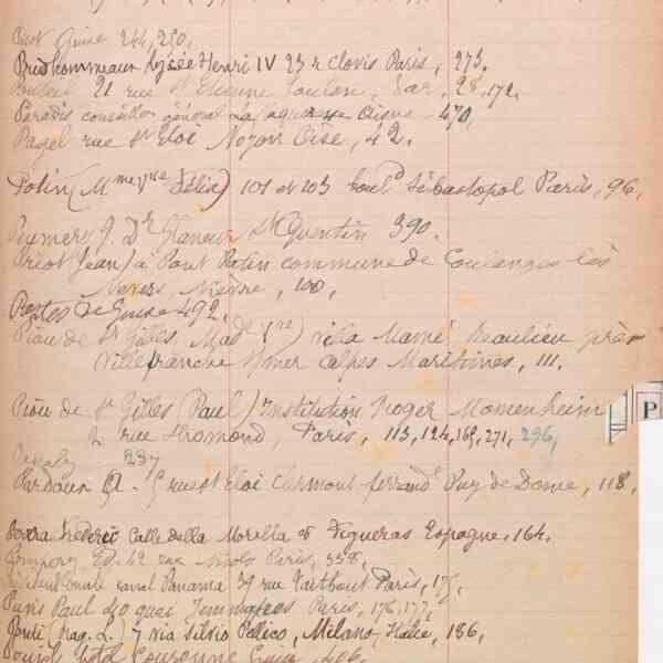 Registre CNAM FG 43 (9) - Index