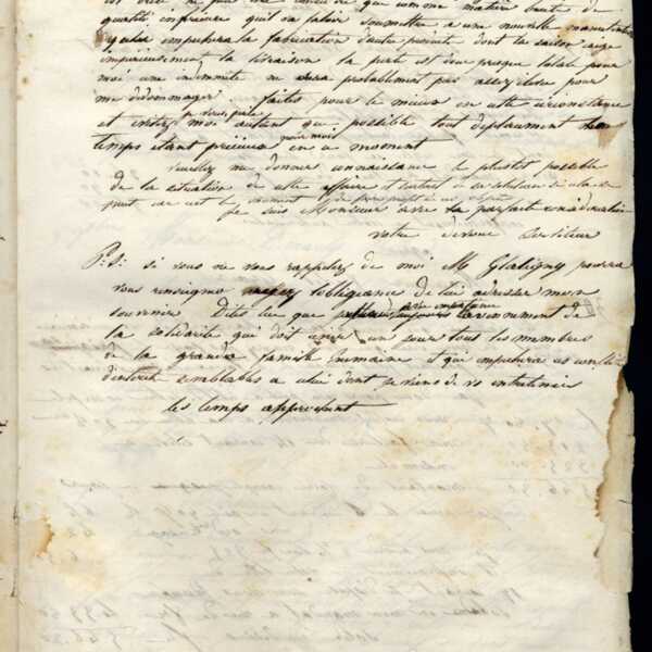 Jean-Baptiste André Godin à Jules-Charles Godon, 26 novembre [1845]
