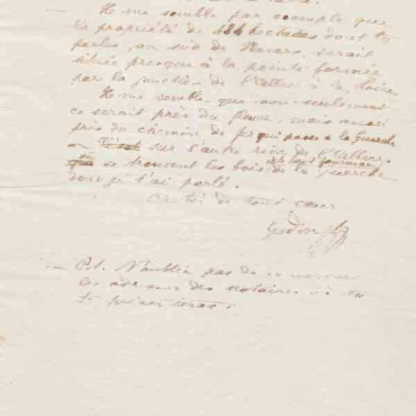 Jean-Baptiste André Godin à Émile Godin, 14 février 1875