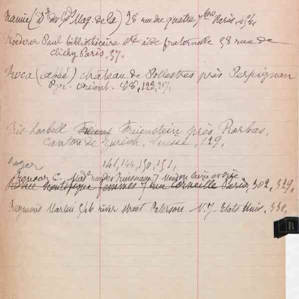 Registre CNAM FG 43 (10) - Index