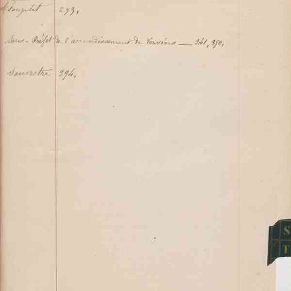 Registre CNAM FG 15 (7) - Index