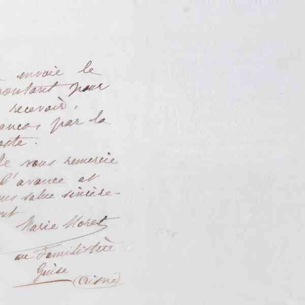 Marie Moret à La reine des abeilles, 18 janvier 1886